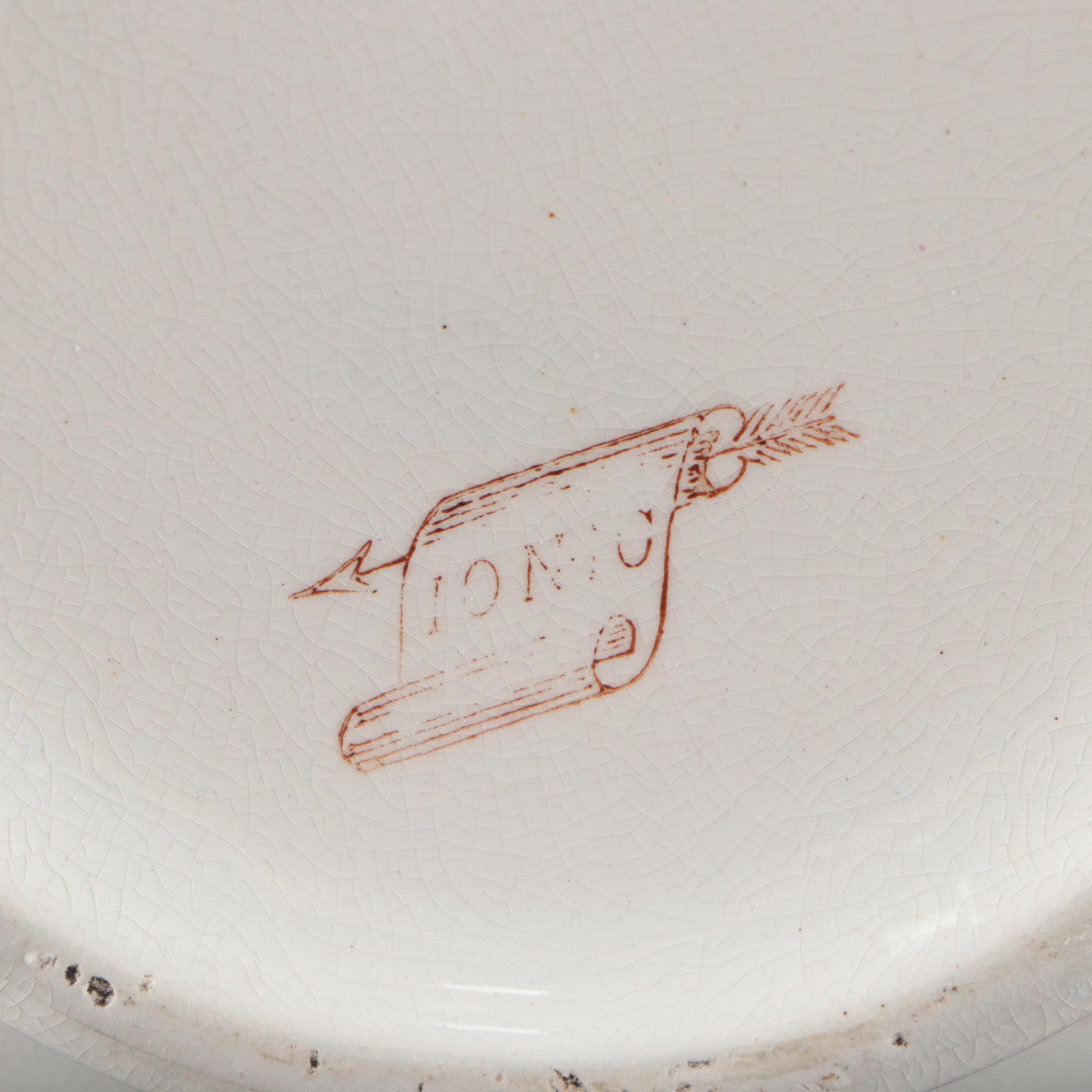 Knowles, Taylor & Knowles "Ionic" Partial Chamber Set and Vodrey Chamber Pot