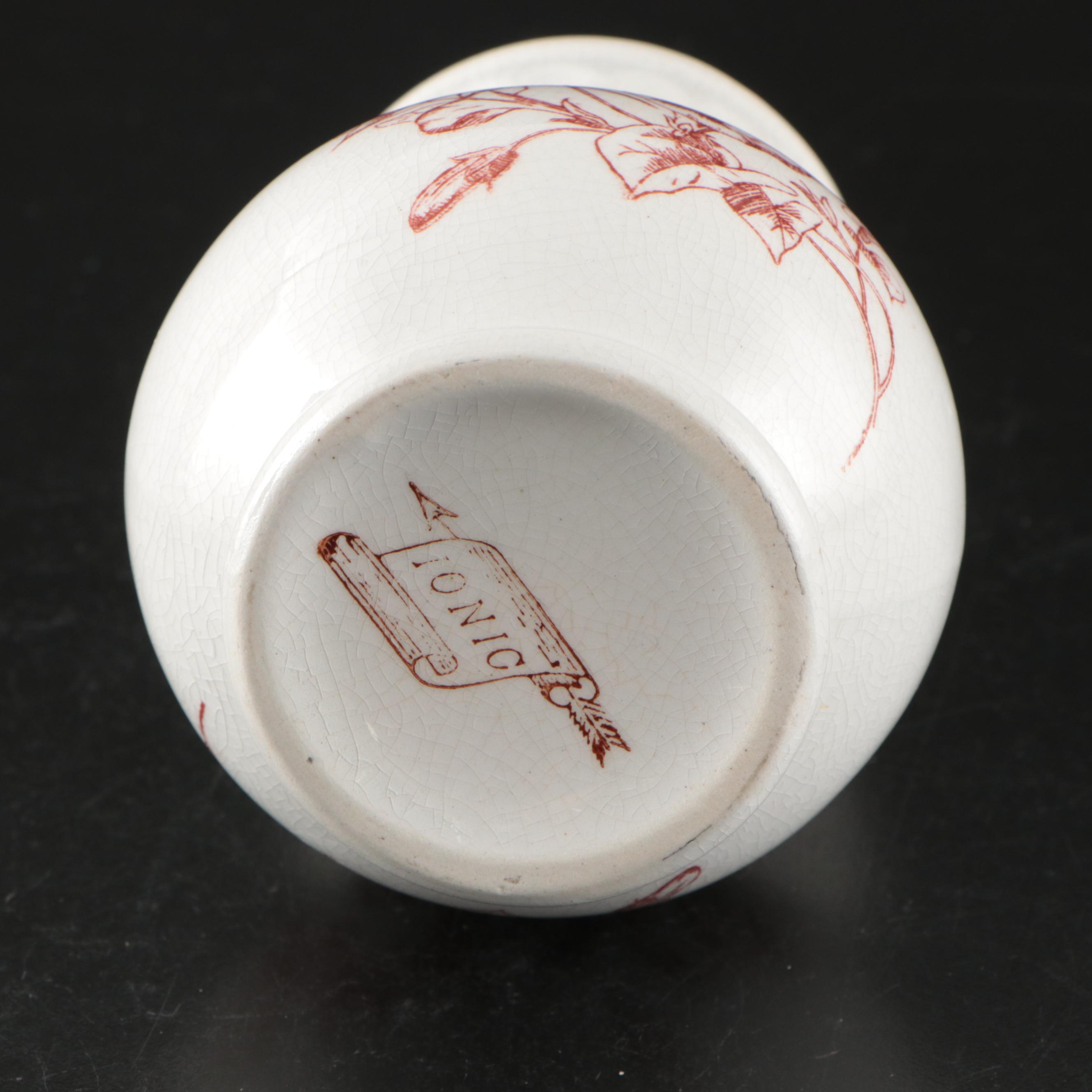 Knowles, Taylor & Knowles "Ionic" Partial Chamber Set and Vodrey Chamber Pot