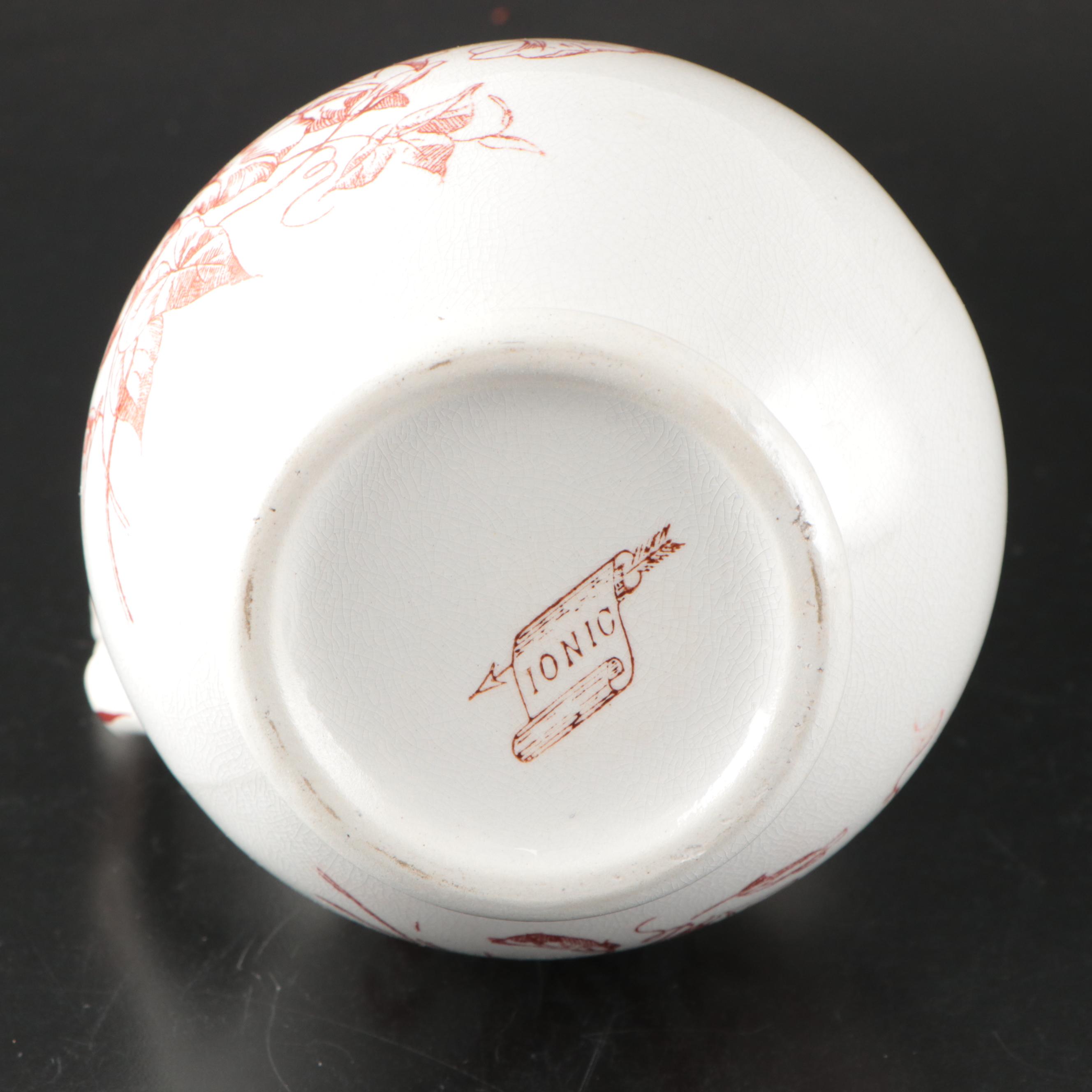 Knowles, Taylor & Knowles "Ionic" Partial Chamber Set and Vodrey Chamber Pot