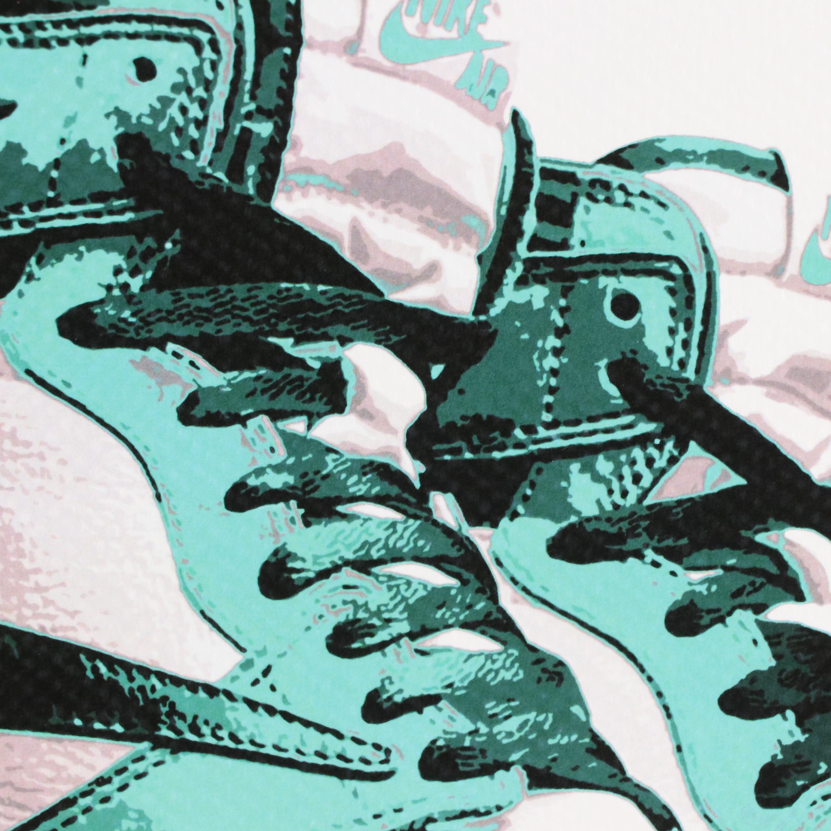 Death NYC Pop Art Graphic of Nike Air Jordans Money Drip, 2023