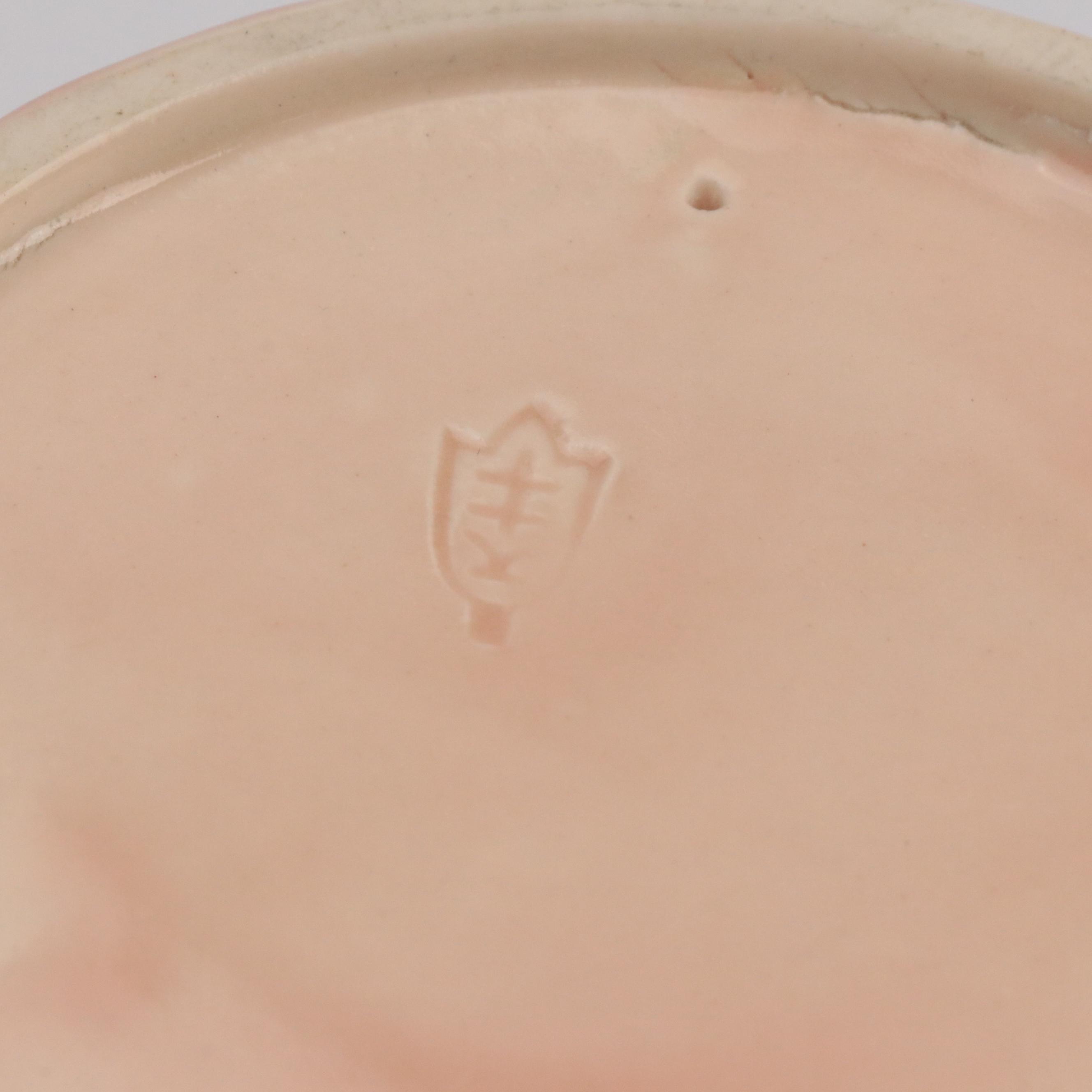 Kenton Hills Ceramic Footed Bowl and Plate, Mid 20th Century