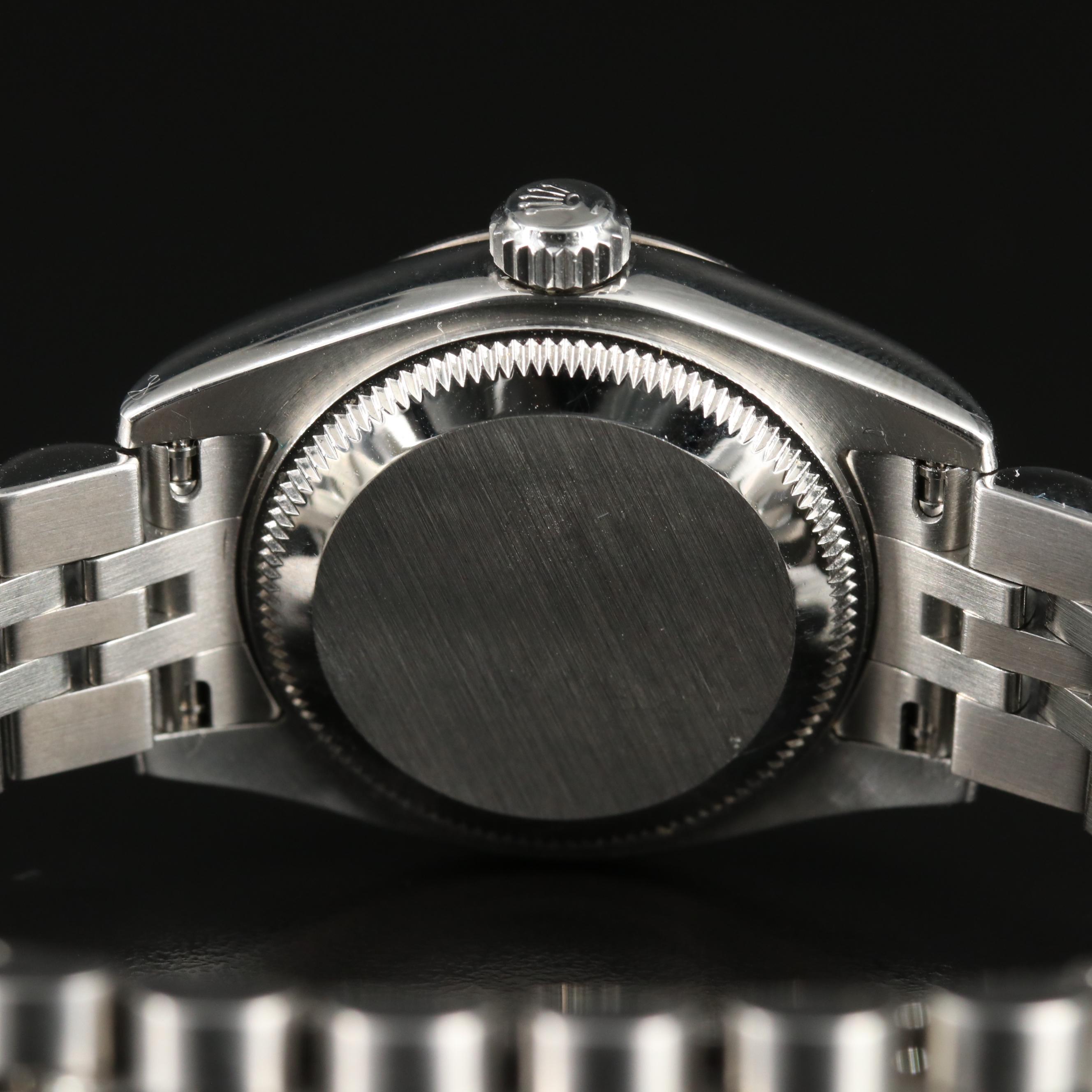 2006 Rolex Factory Diamond Dial Datejust Watch