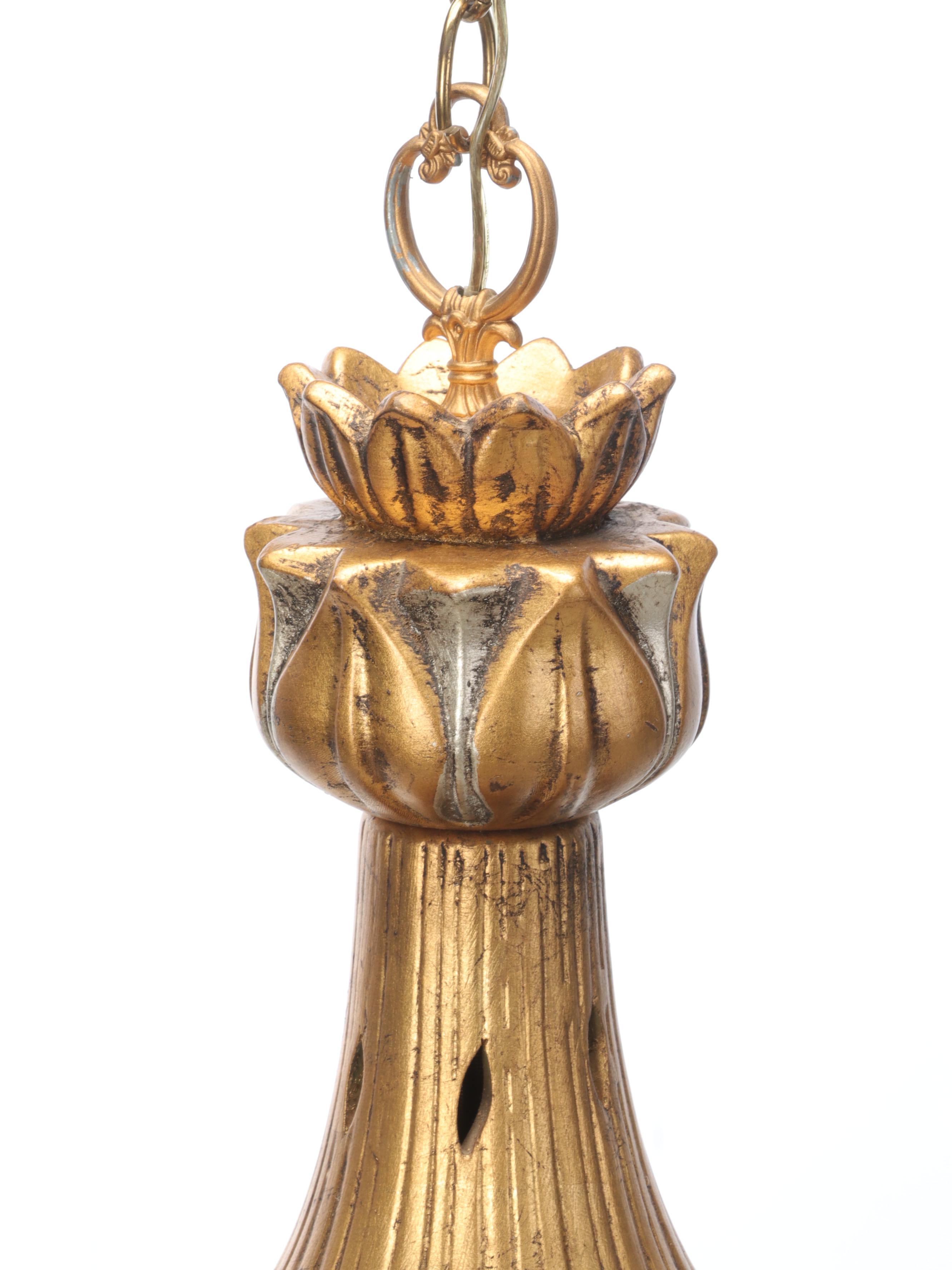 Hollywood Regency Style Genie Swag Pendant Lamp, Mid-20th Century