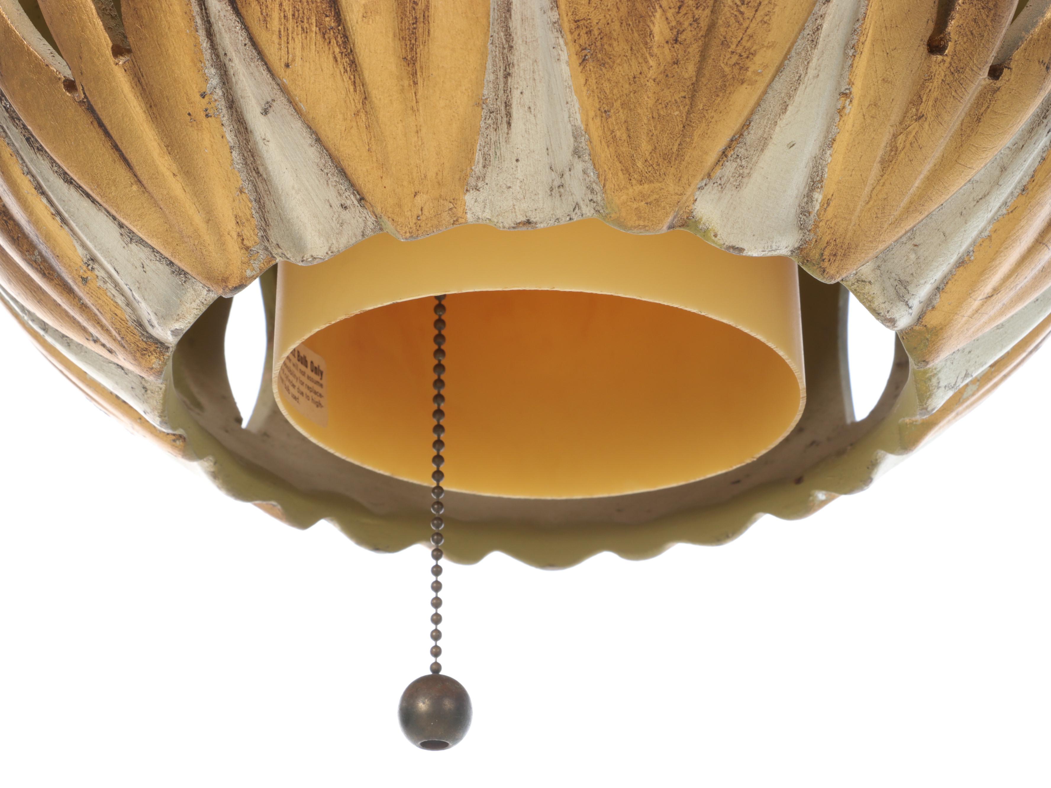 Hollywood Regency Style Genie Swag Pendant Lamp, Mid-20th Century