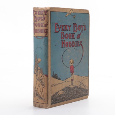 Illustrated "Every Boy's Book of Hobbies" by Cecil H. Bullivant, Early 20th C.