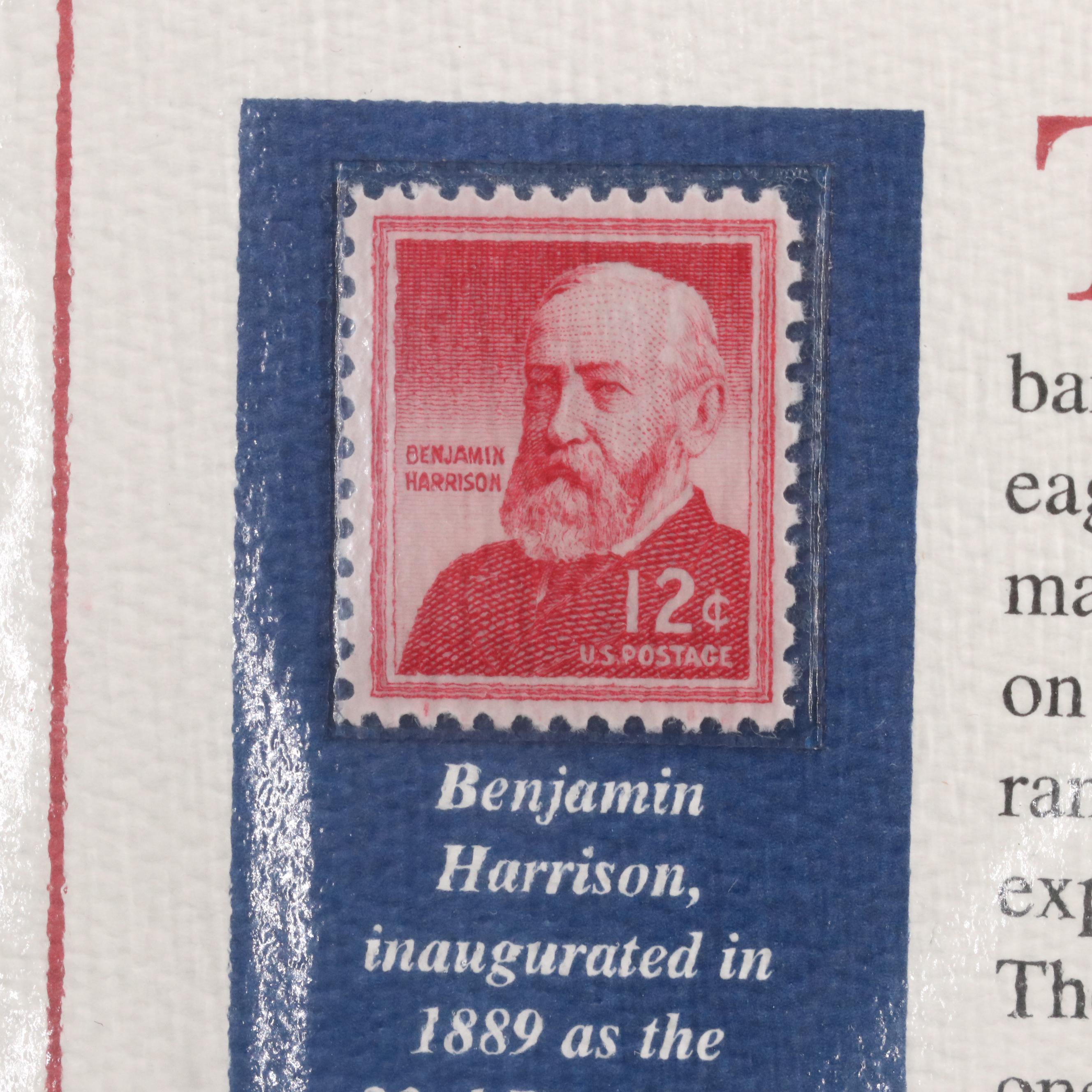 "Nineteenth Century American Coins" Coin and Stamp Set