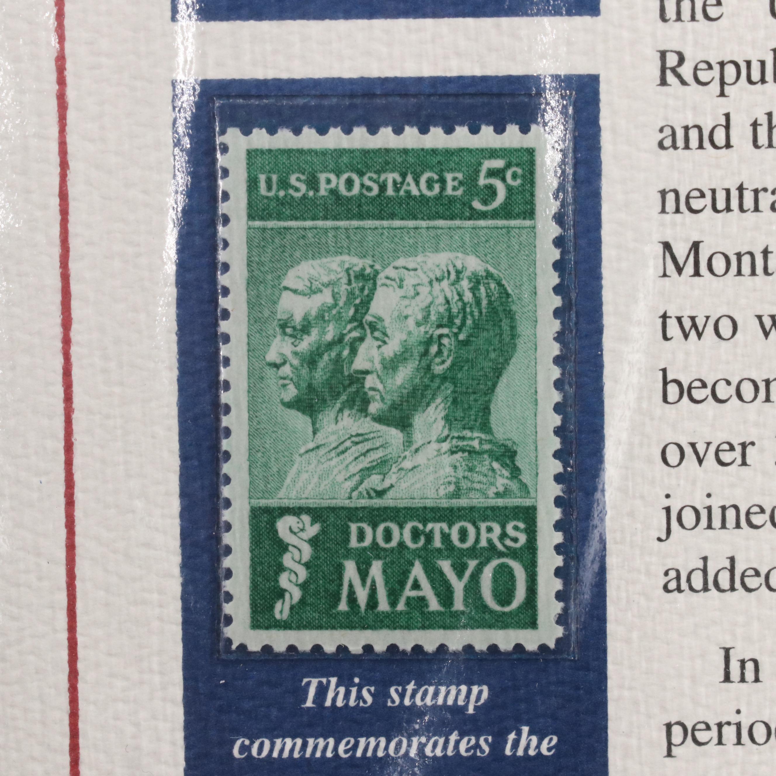 "Nineteenth Century American Coins" Coin and Stamp Set