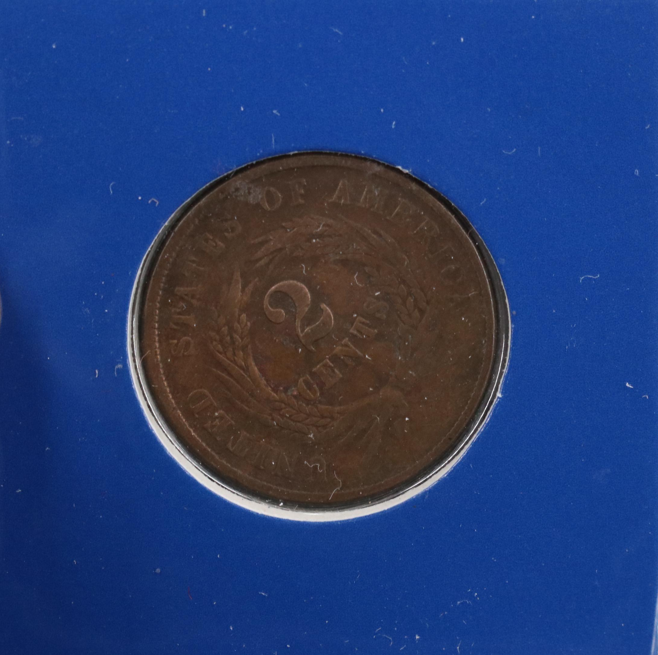 "Nineteenth Century American Coins" Coin and Stamp Set