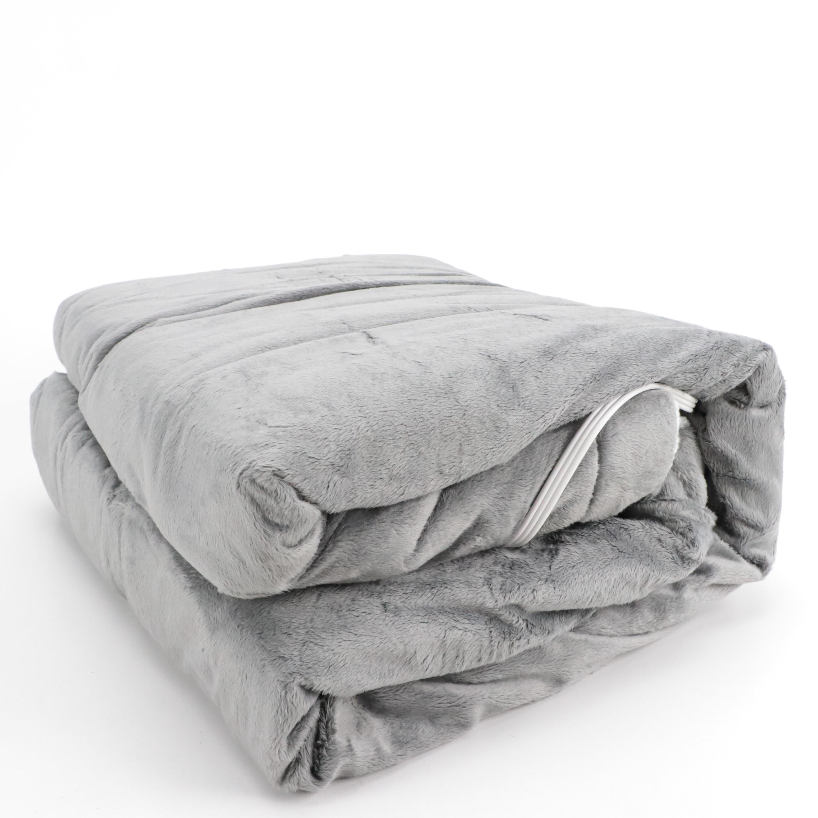 Pure Enrichment Heated Weighted Throw Blanket Everything But The House