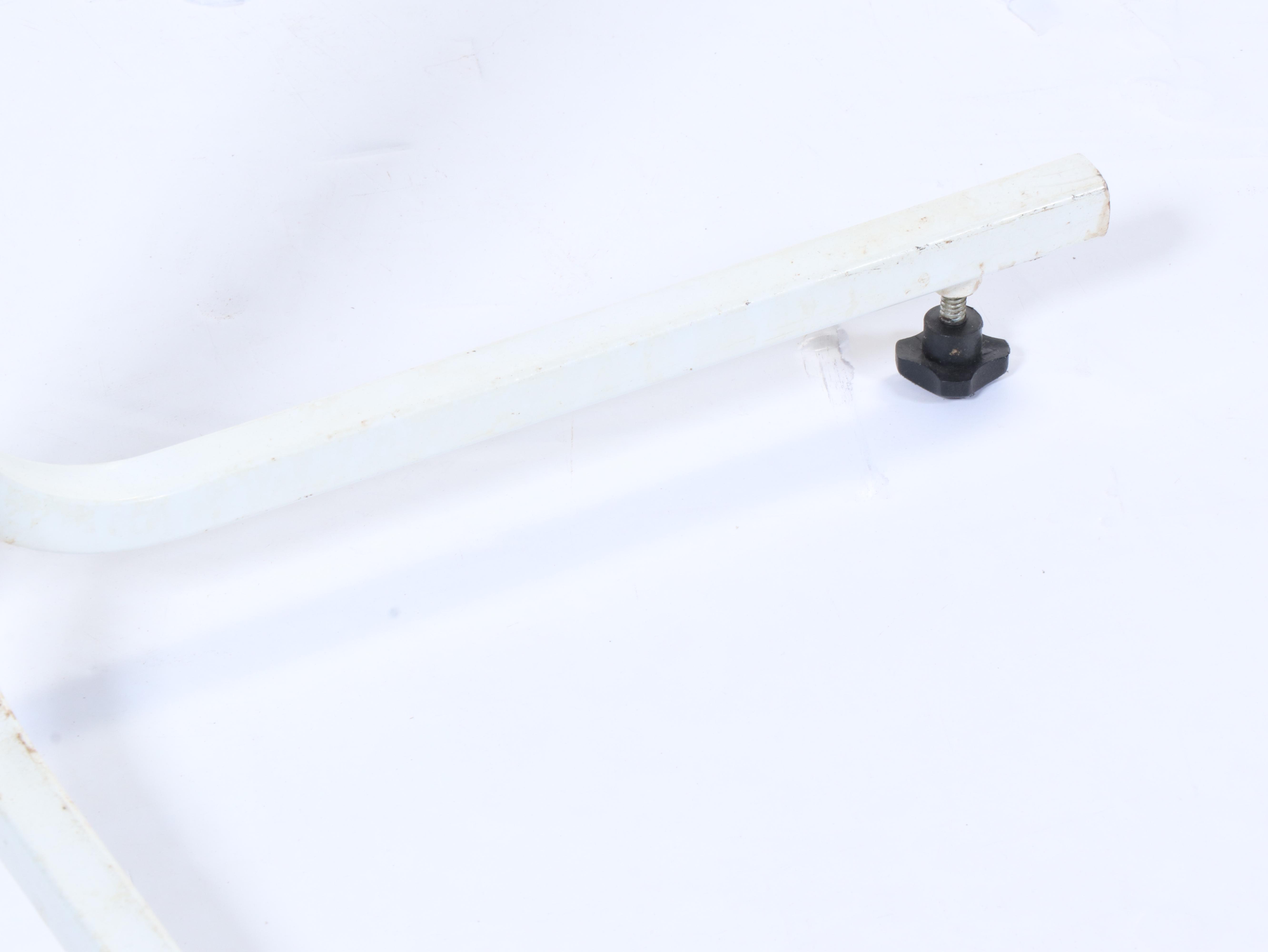 Mid Century Modern Style Metal and Wood Bird Perch Stands