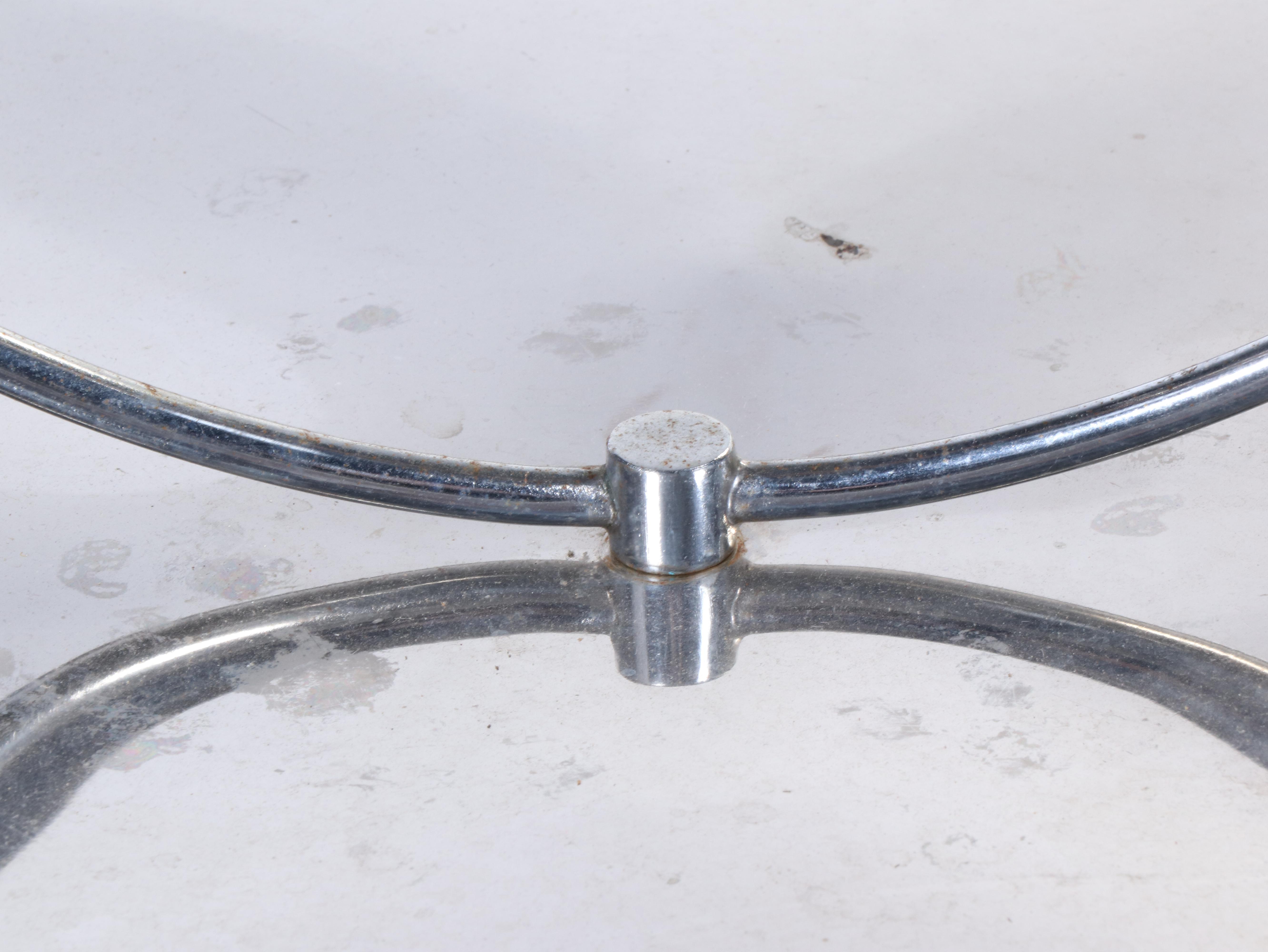 Mid Century Modern Style Metal and Wood Bird Perch Stands