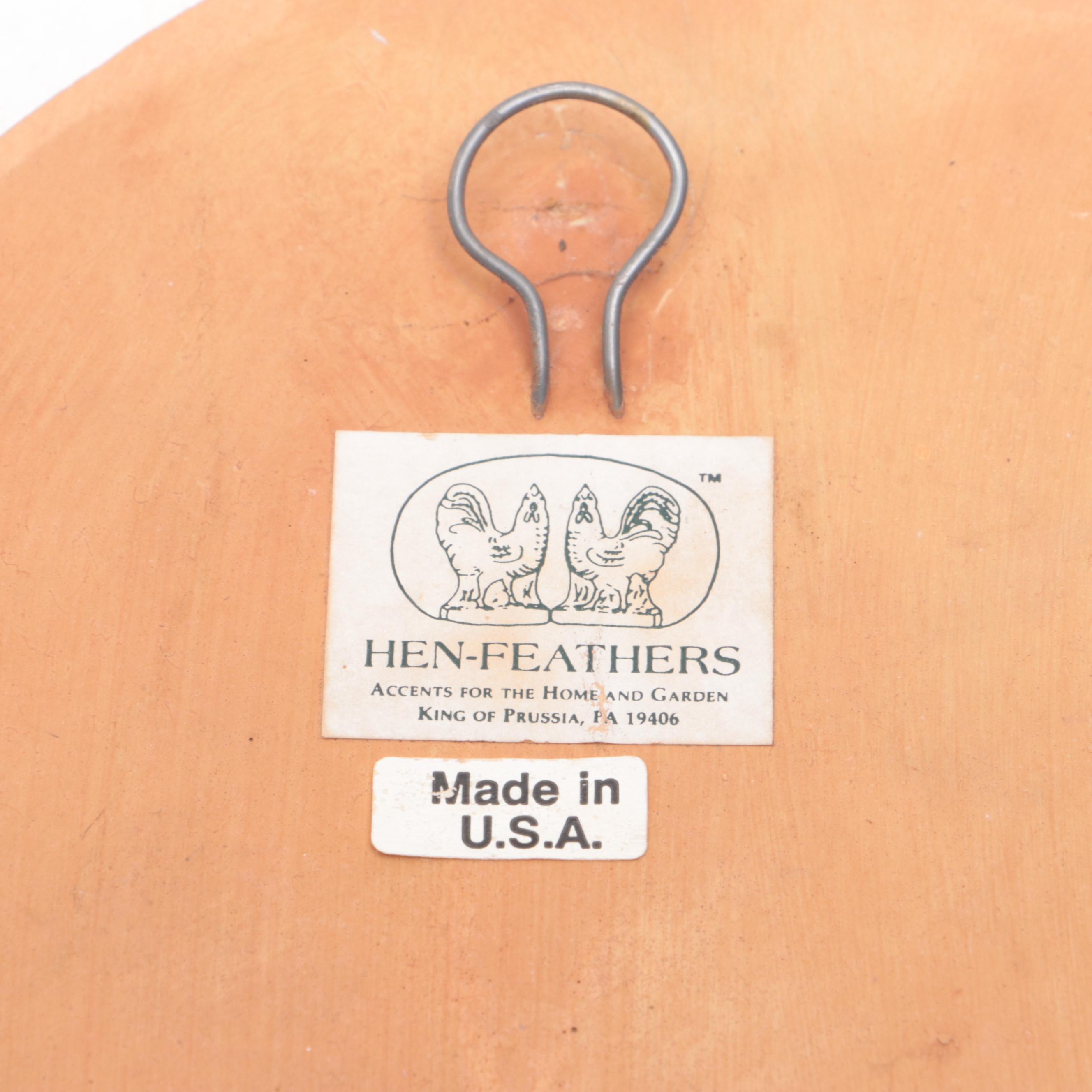 Cutleaf Coneflower Terracotta Wall Pocket and Italian Painted Wall Pocket