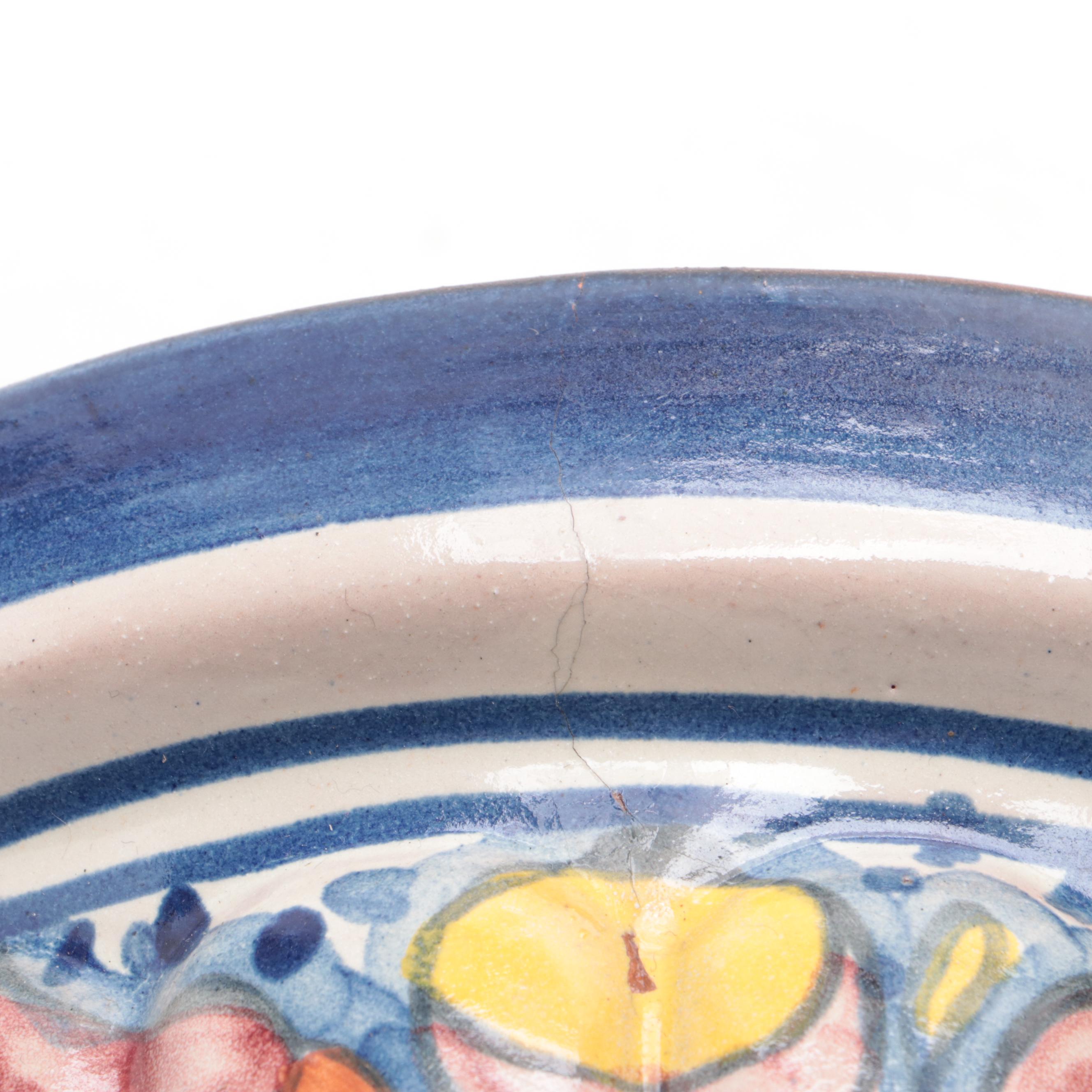 Cutleaf Coneflower Terracotta Wall Pocket and Italian Painted Wall Pocket