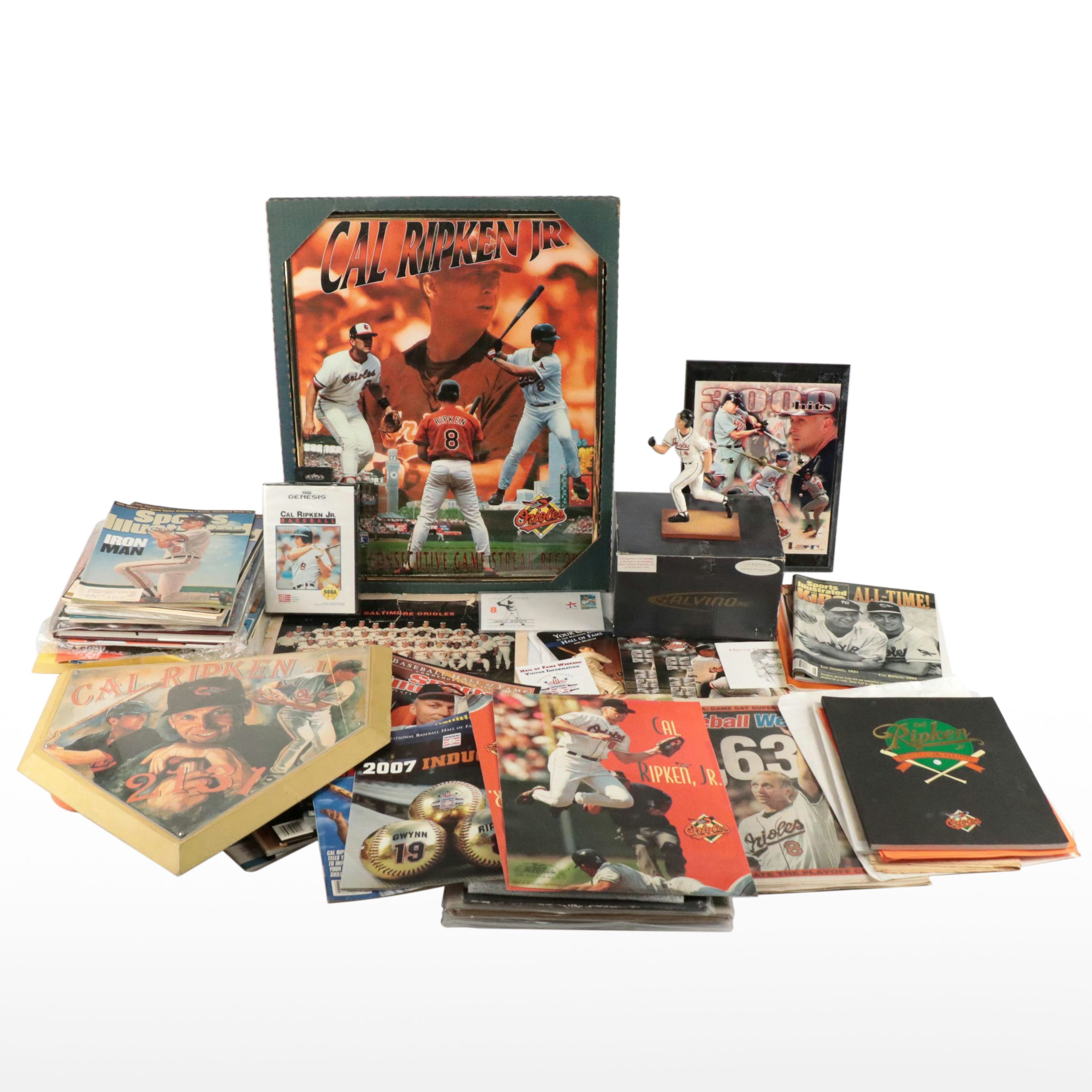 Cal Ripken Jr. Clock, Magazines, Video Game, Figurine, and More