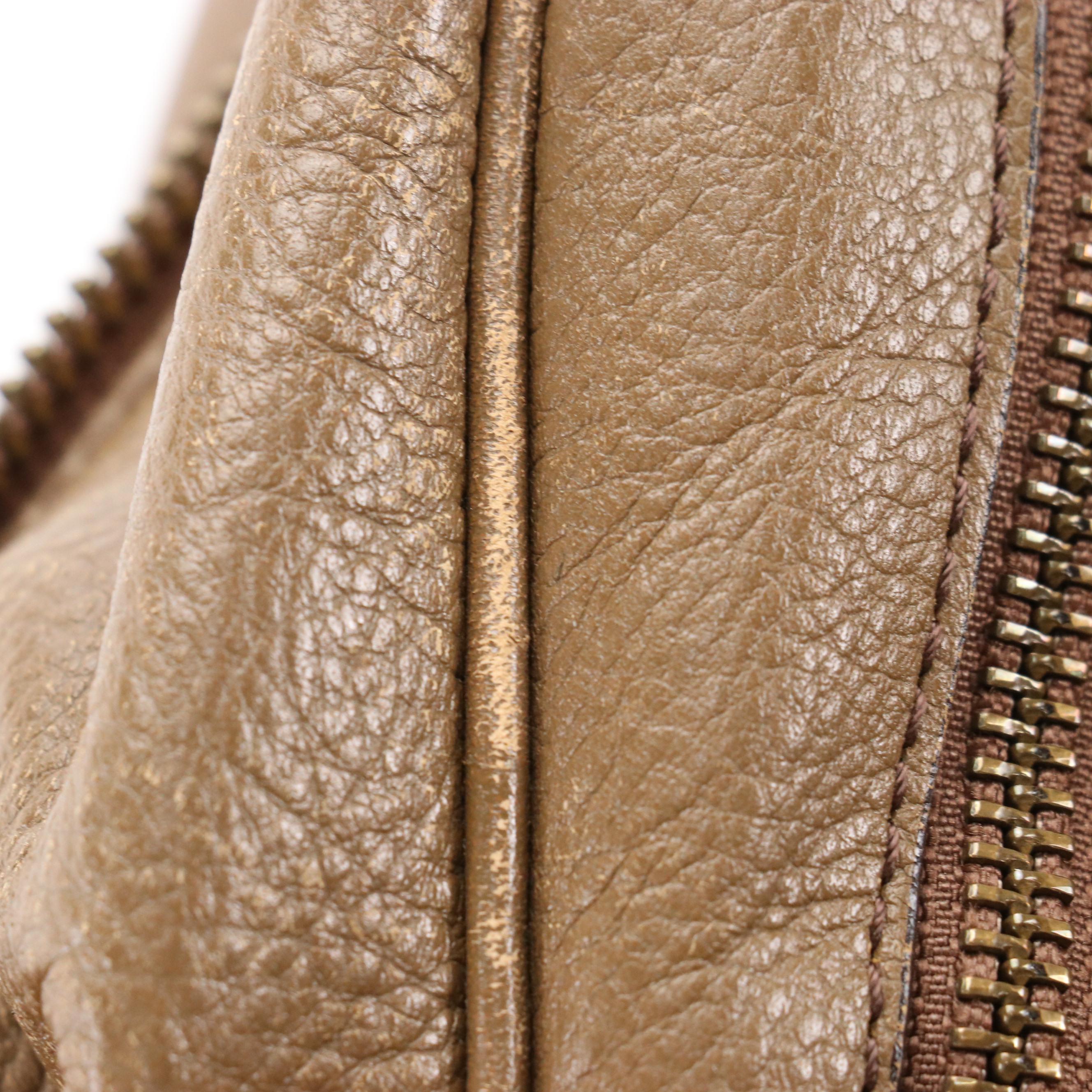 Burberry Shoulder Bag in Leather with Patent Leather Trim