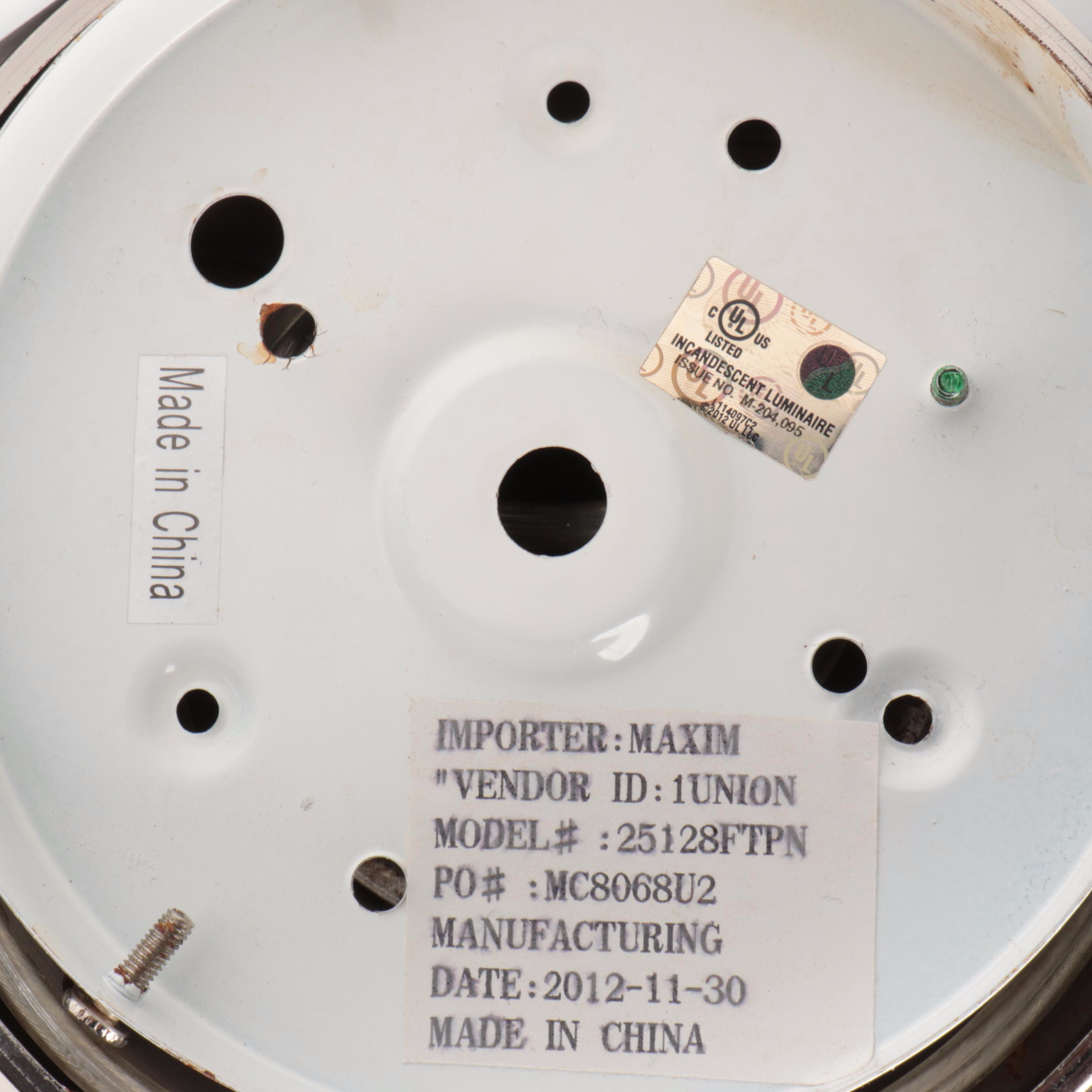 Ralph Lauren Glass Table Lamp, West Elm Jar Desk Lamp, Maxim Small Spotlight