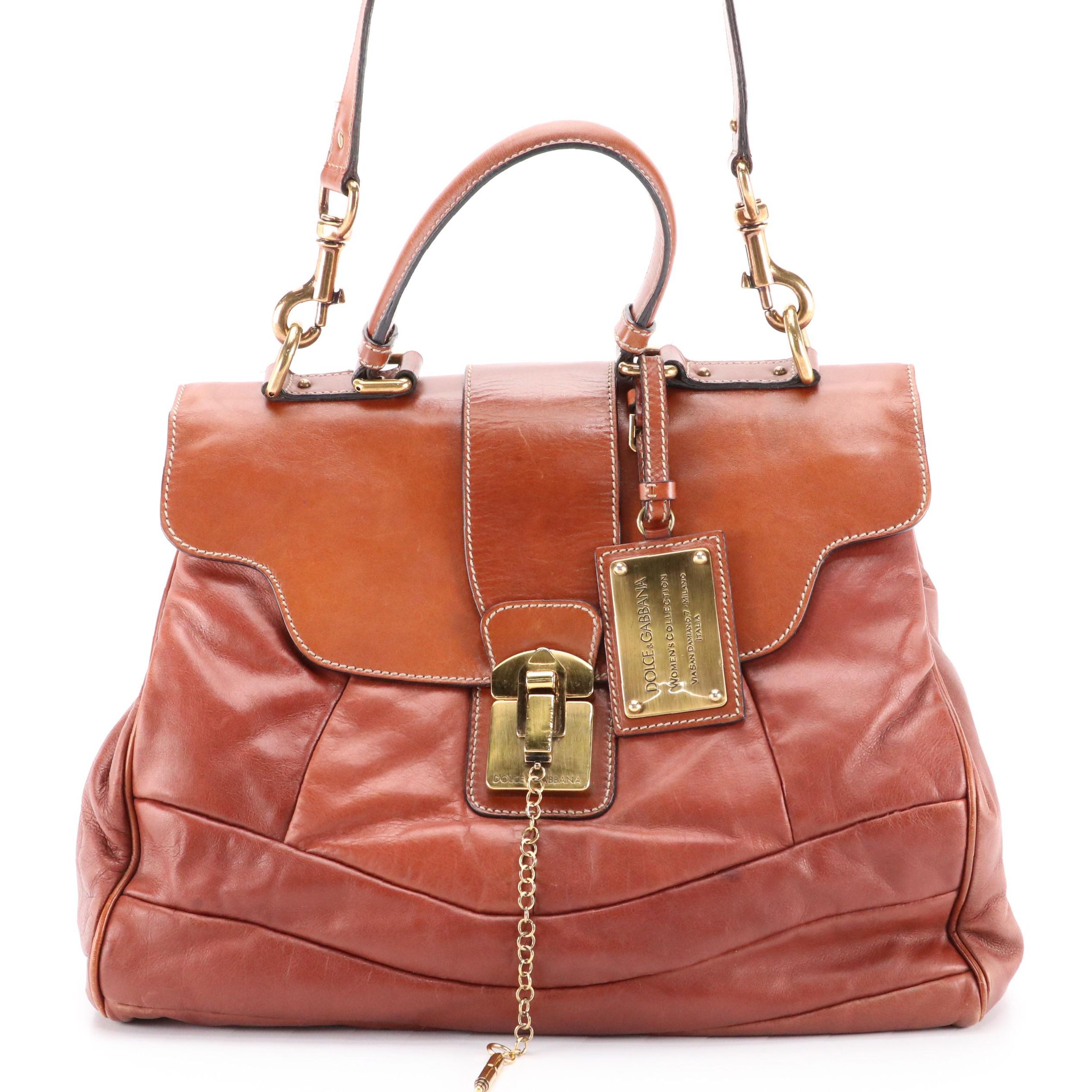 Dolce & Gabbana Miss Orient Satchel in Patchwork Lux Leather