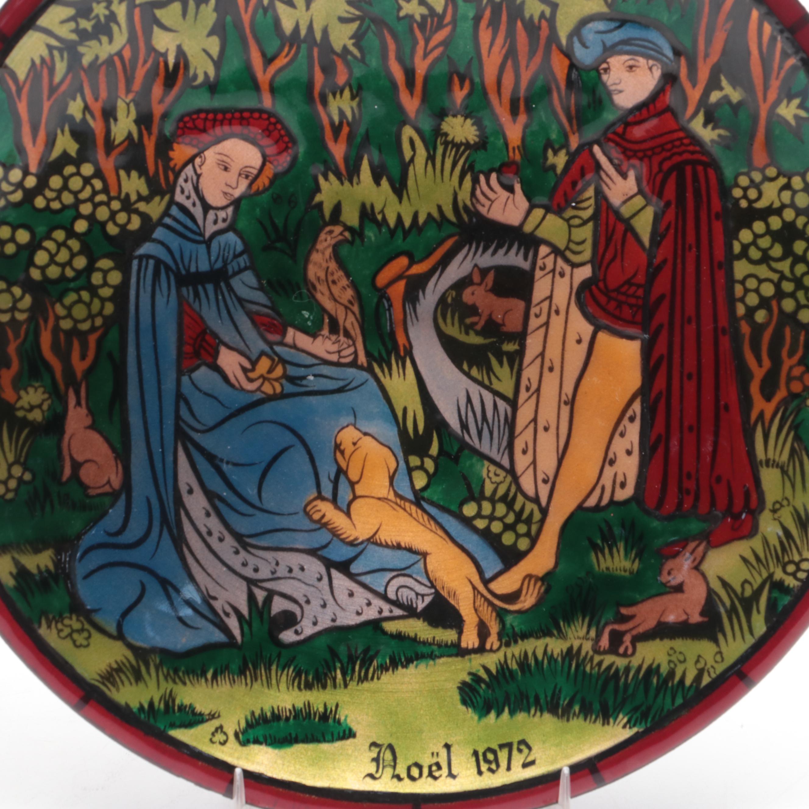 Bétourné Limited Edition Annual Christmas Collector Plates After Jean-Paul Loup