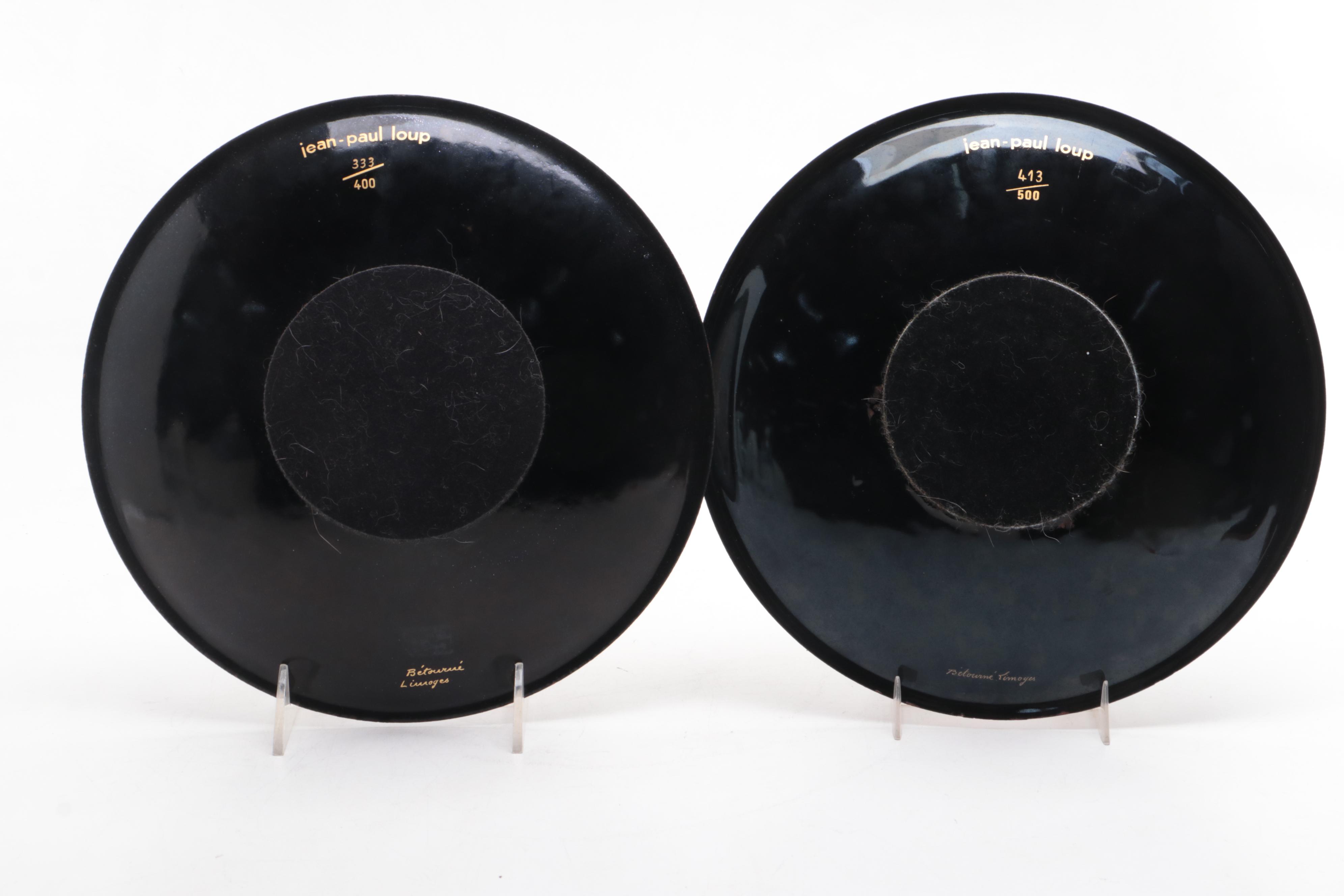 Bétourné Limited Edition Annual Christmas Collector Plates After Jean-Paul Loup