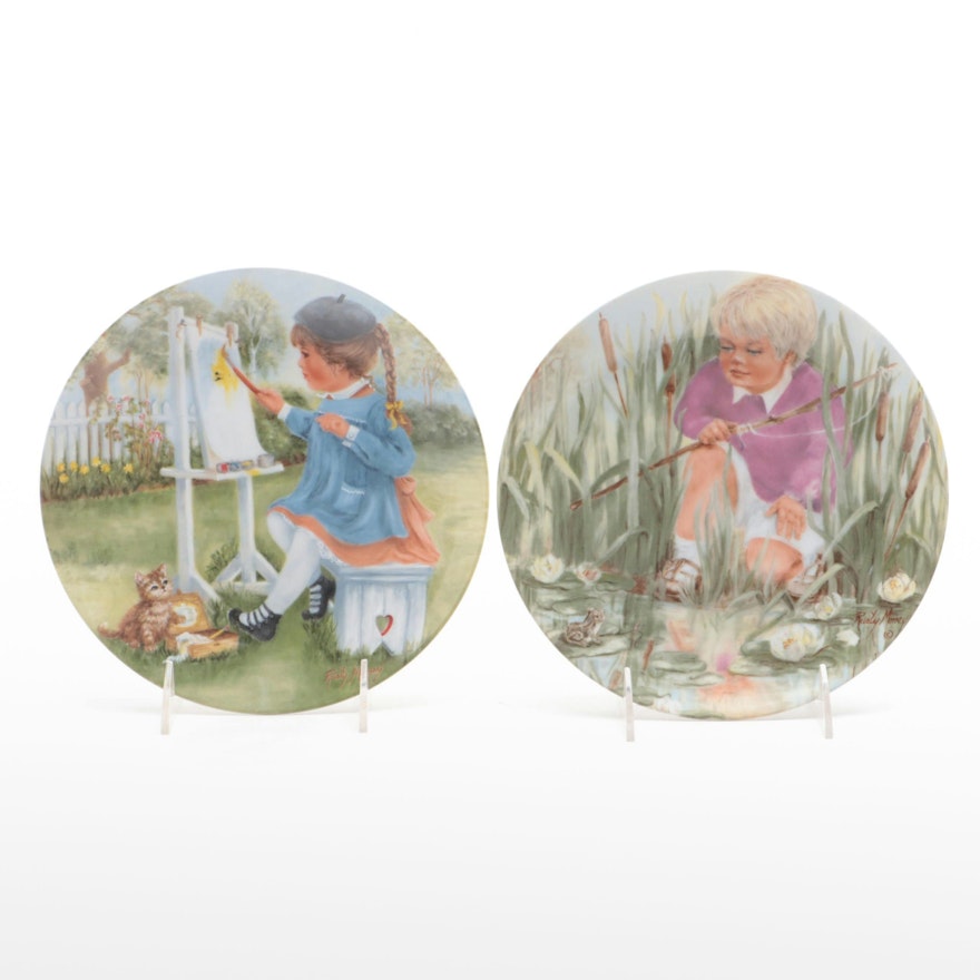 "Little Prince" and "My Magic Hat" Rusty Money Limited Edition Decorative Plates