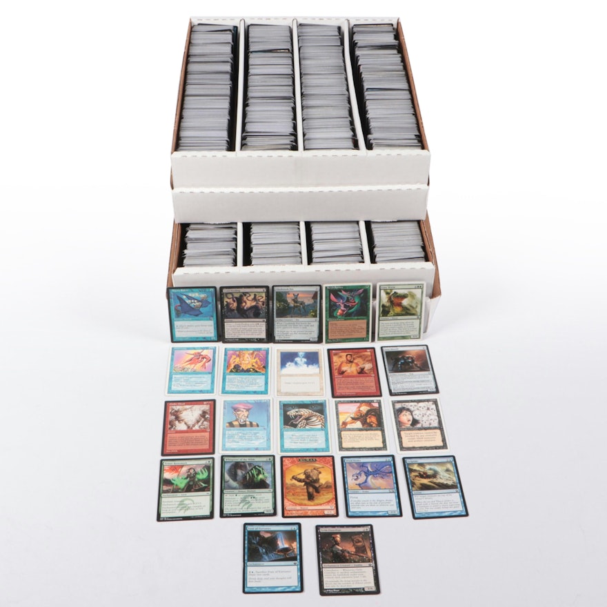 Magic: The Gathering Trading Cards with Storage Boxes, 1990s–2020s