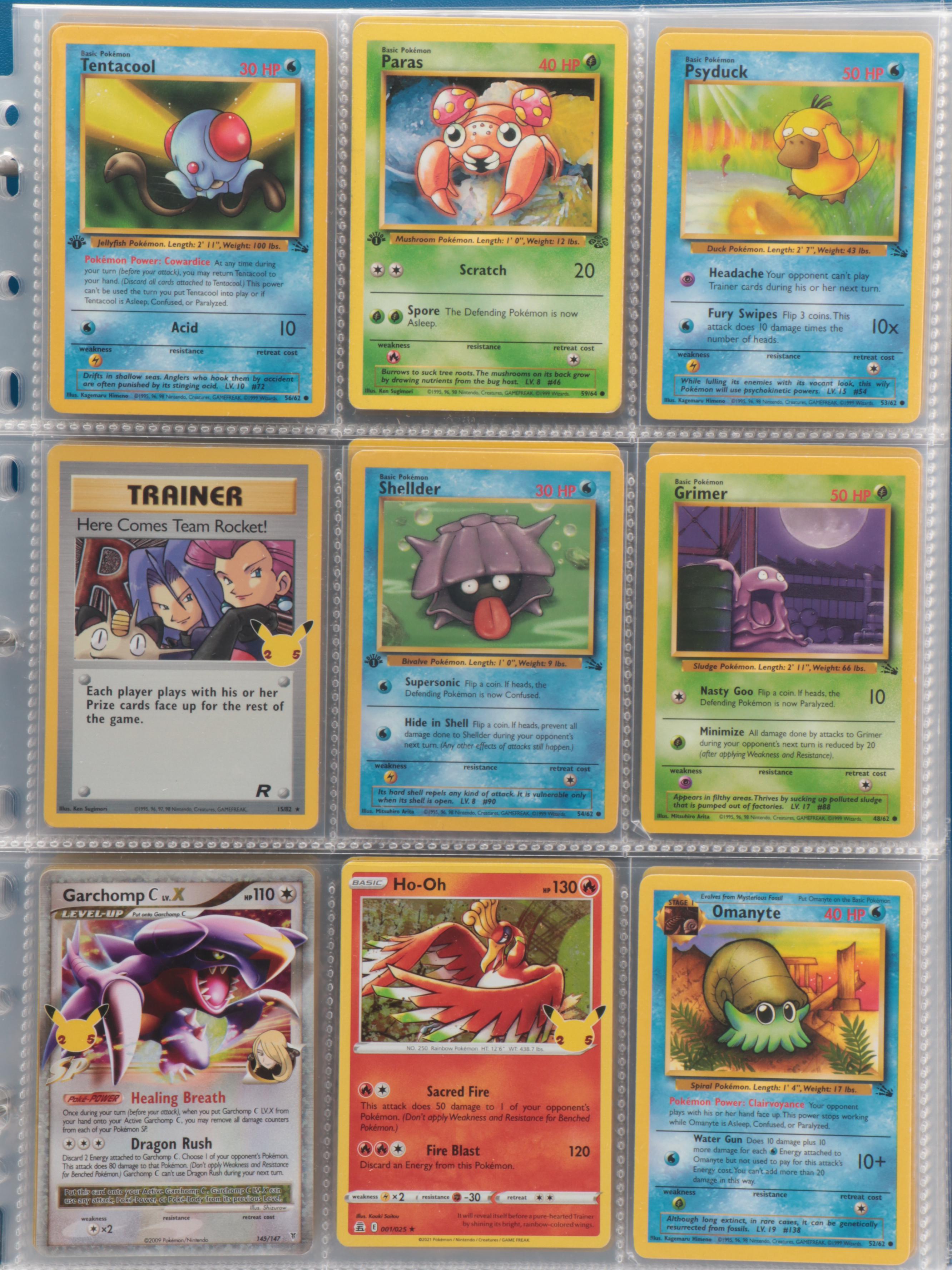 Pokémon Card Collection Featuring 23K Gold Plated Cards and More, 1990s-2020s