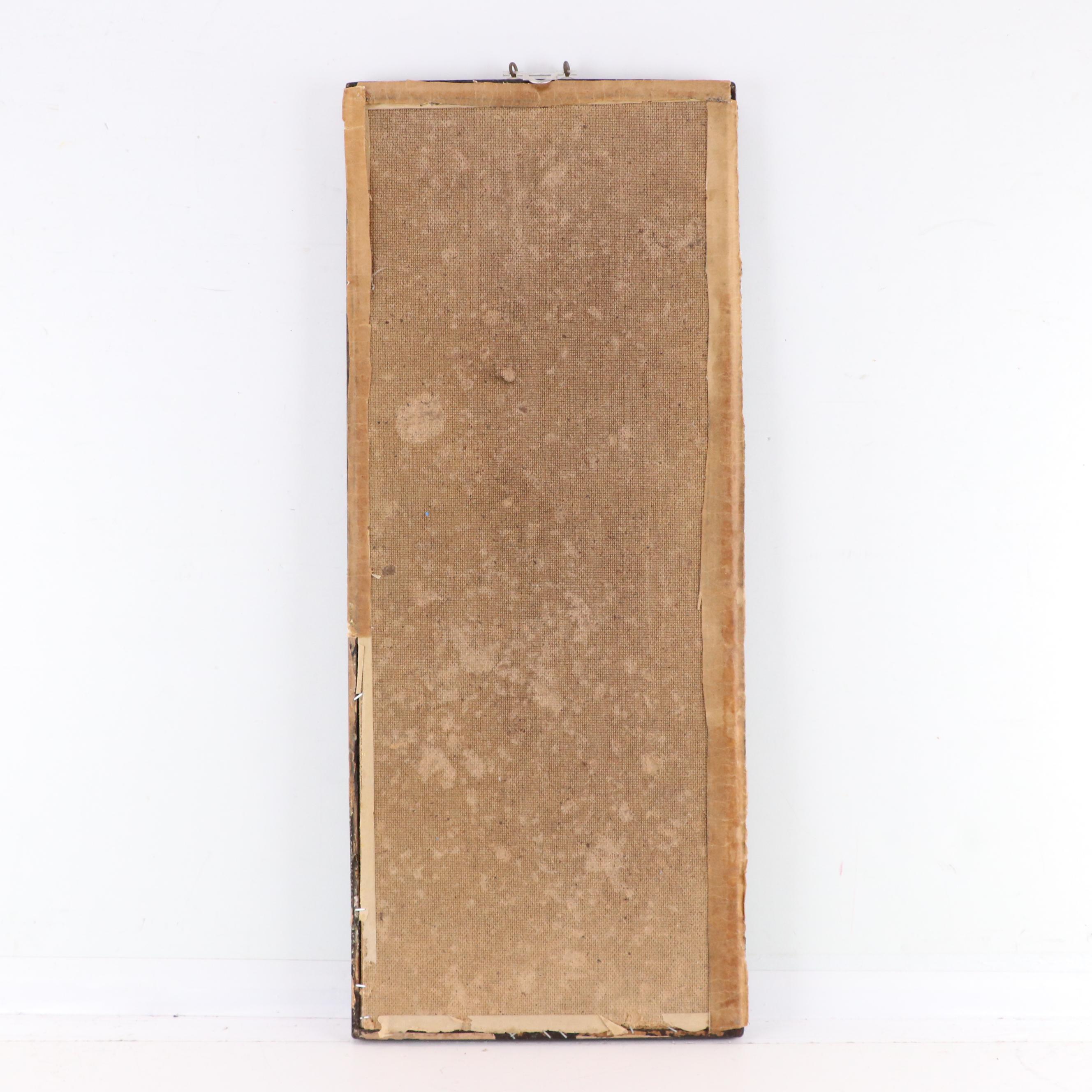 Chinese Shell Picture of Peacocks