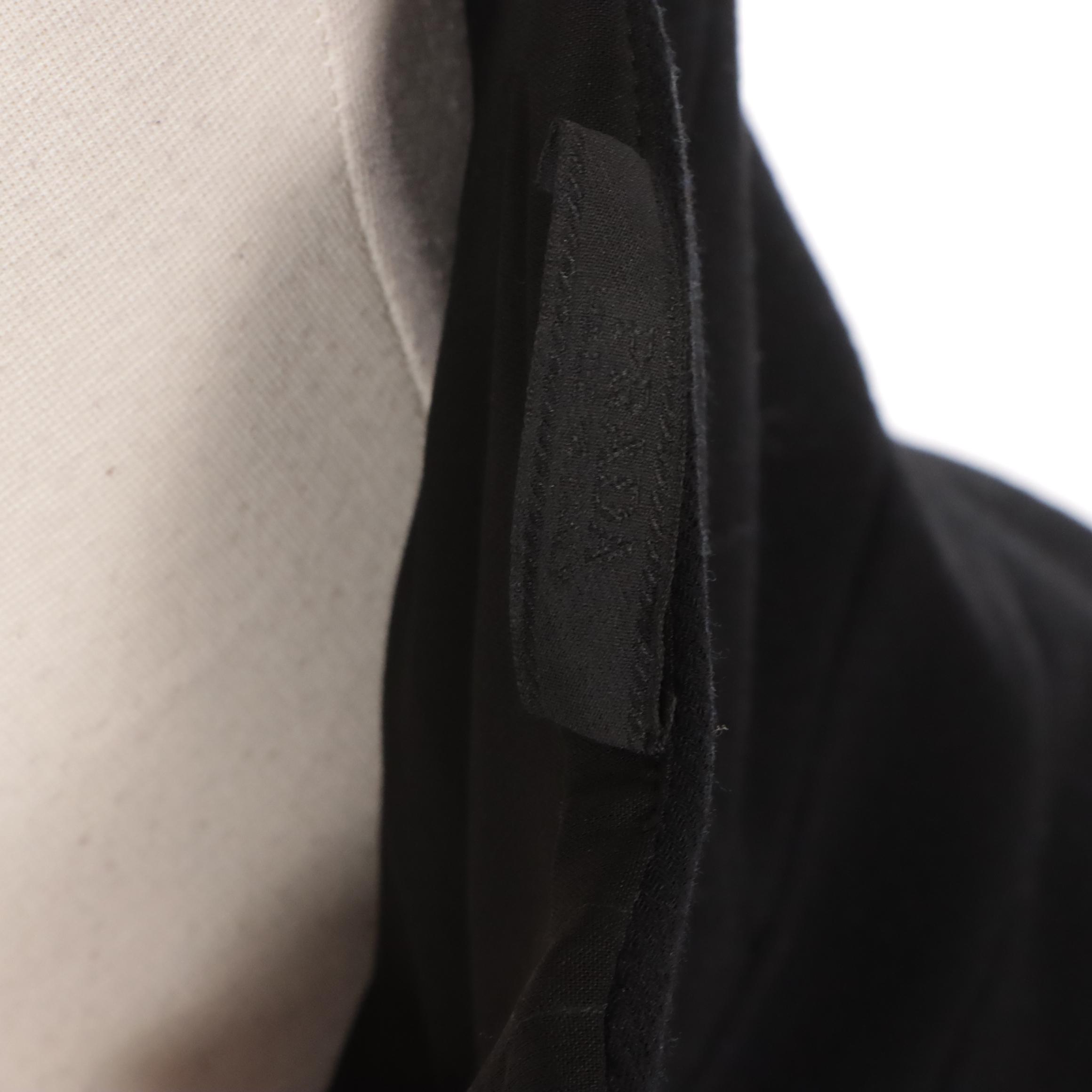 Prada Black Wool Blend Strapless Dress with Zip Pocket Detail