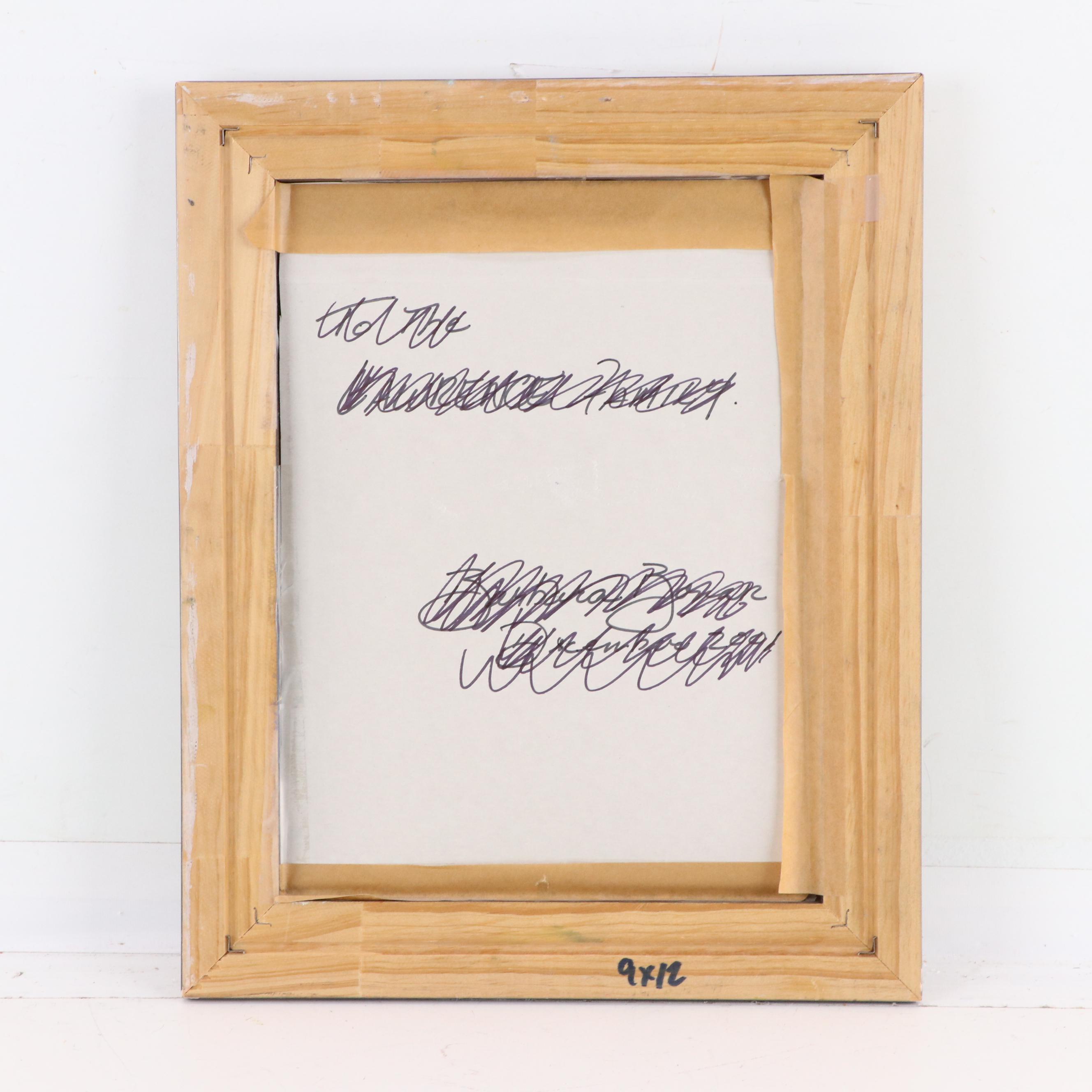 Oil Painting of a Fjord