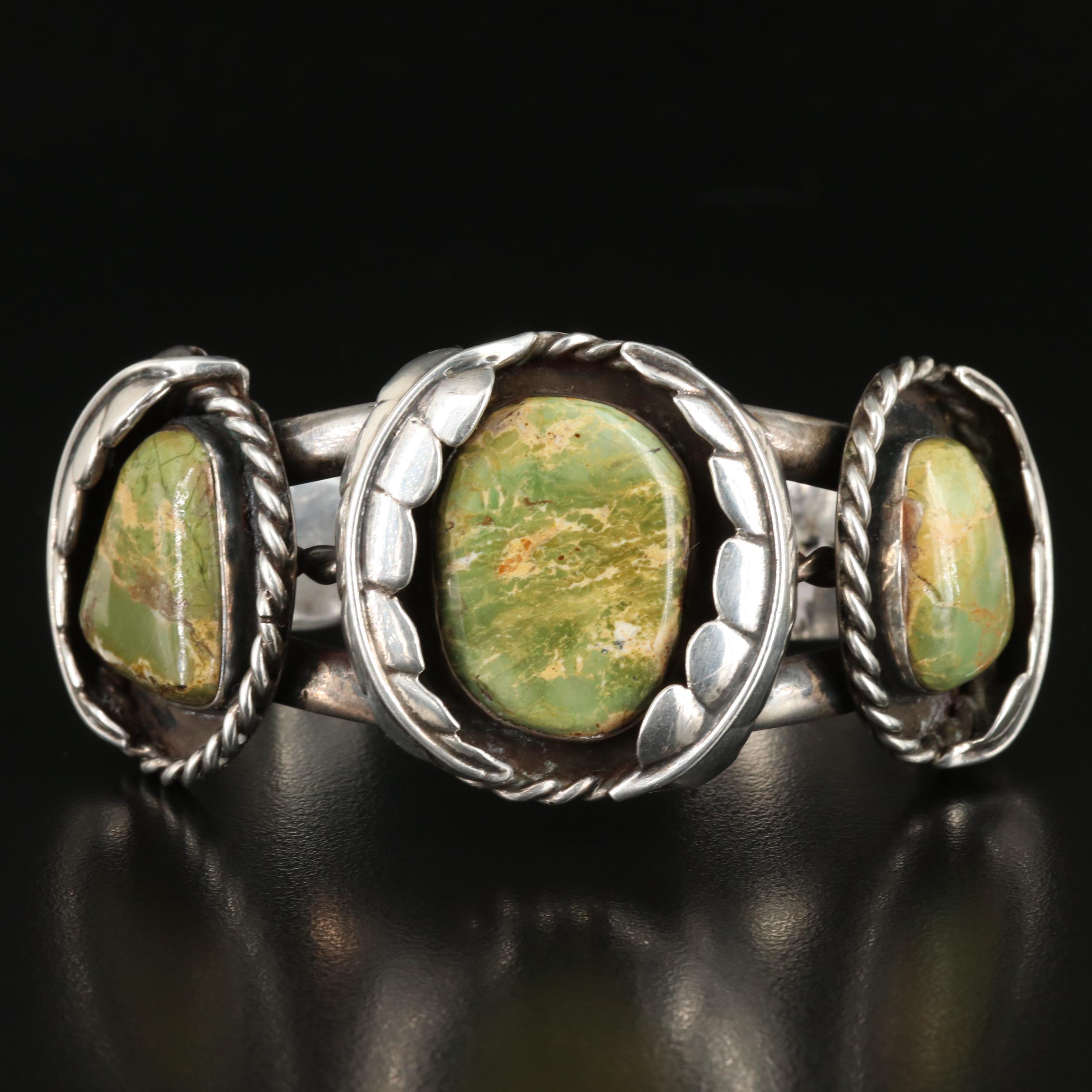 Sterling Turquoise Cuff Bracelet