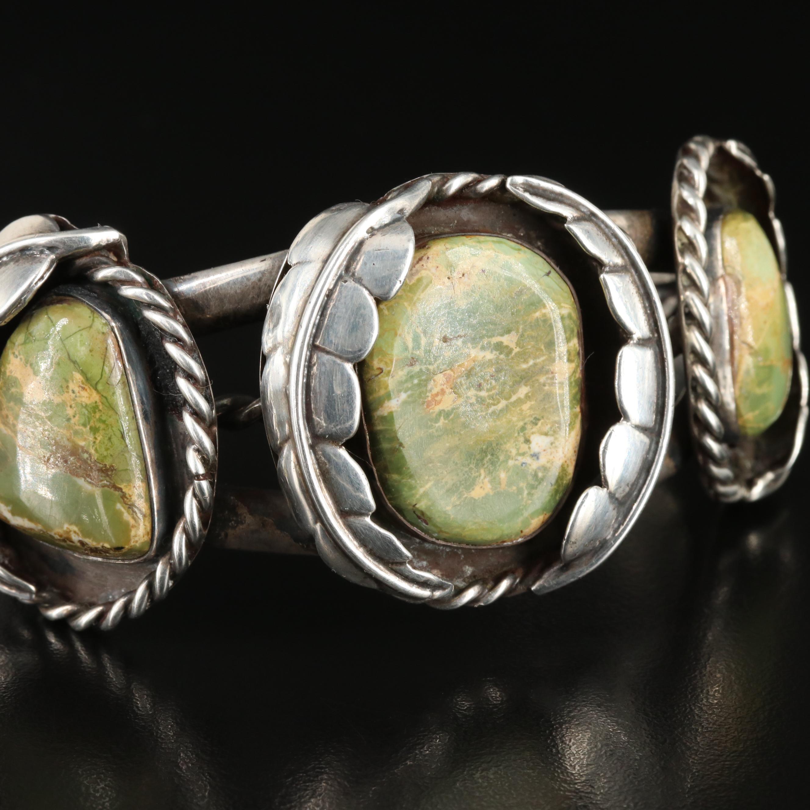 Sterling Turquoise Cuff Bracelet