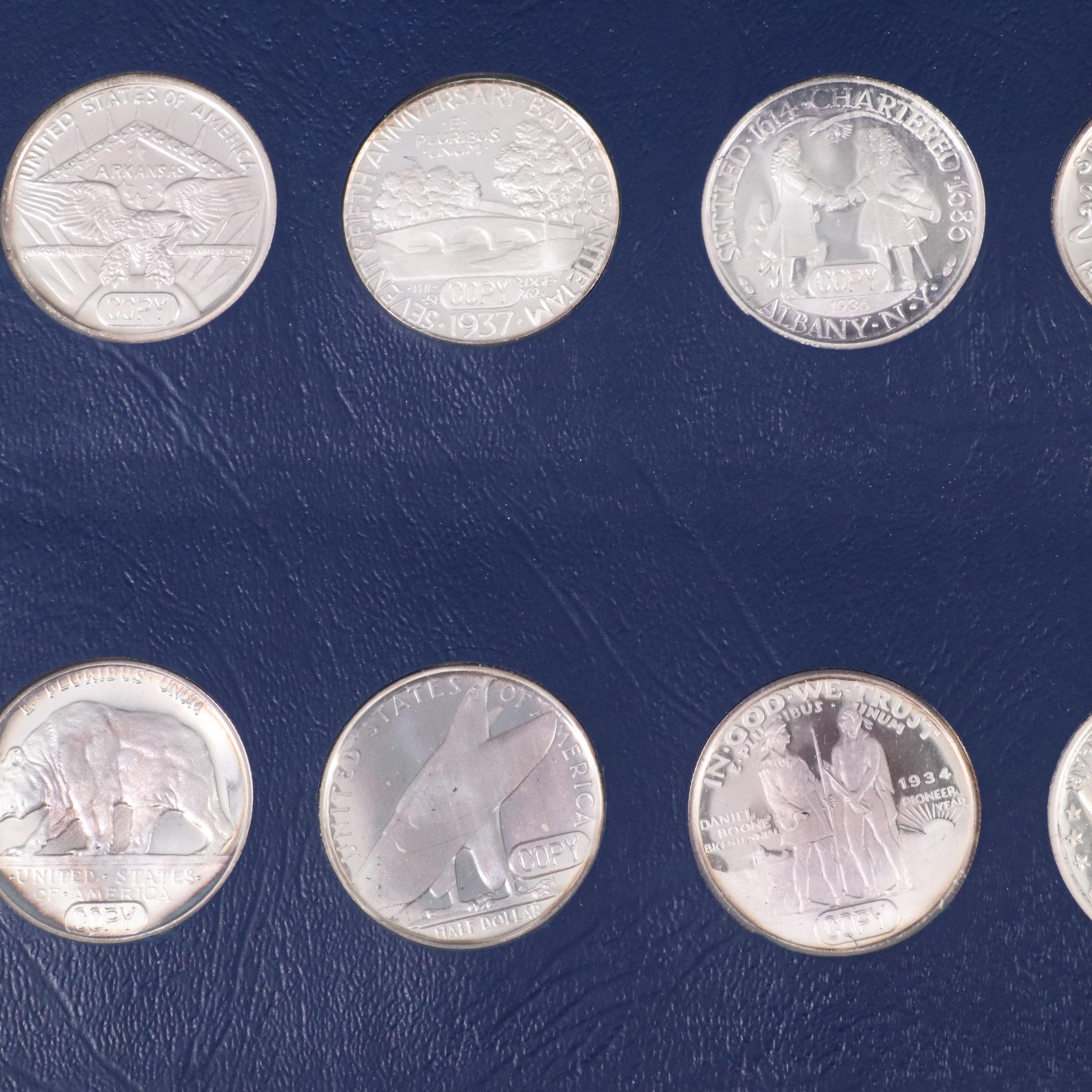 U.S. Commemorative Medallion Type Set, .999 Fine Silver