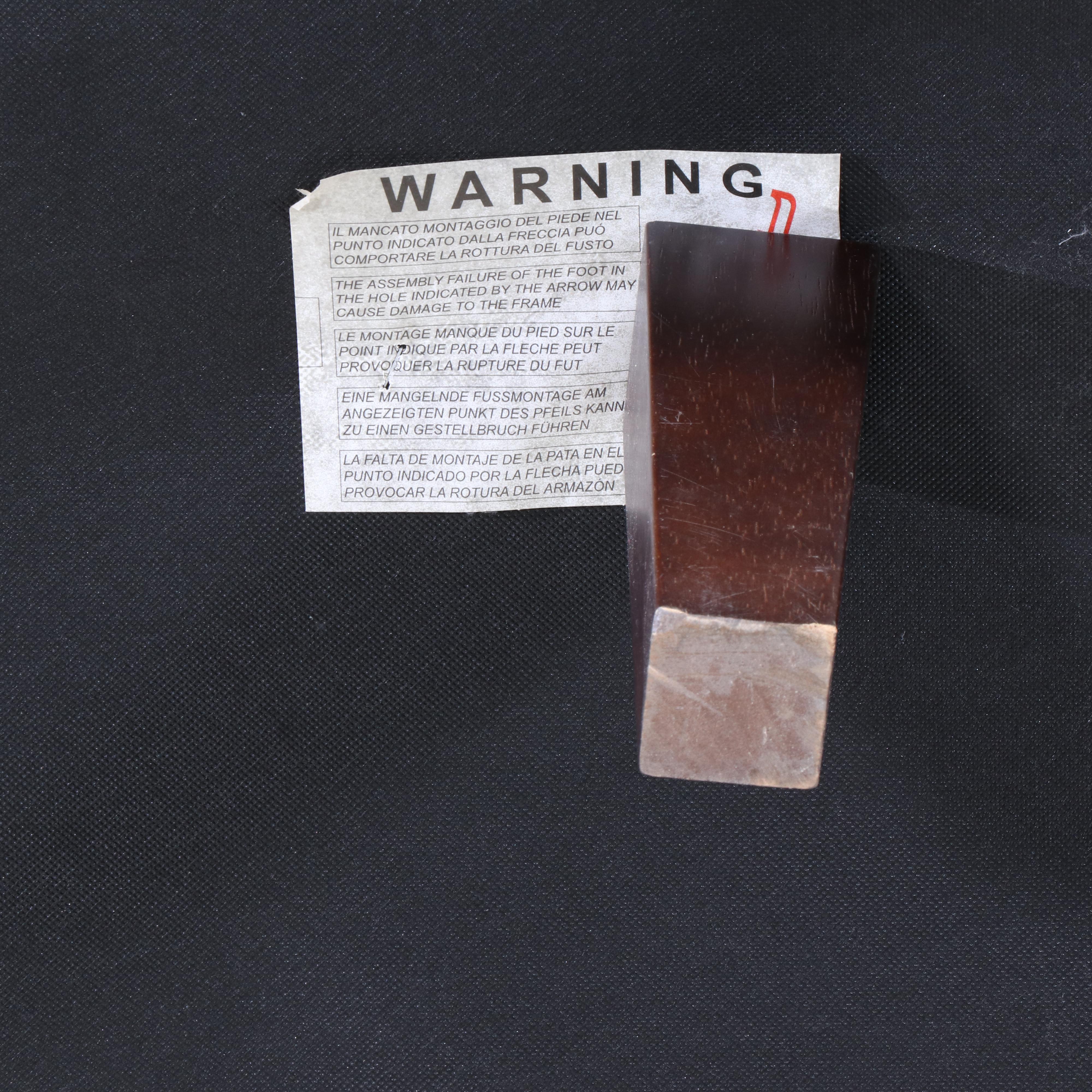 Two-Piece Italsofa Modernist Style Brown Leather Sectional Sofa