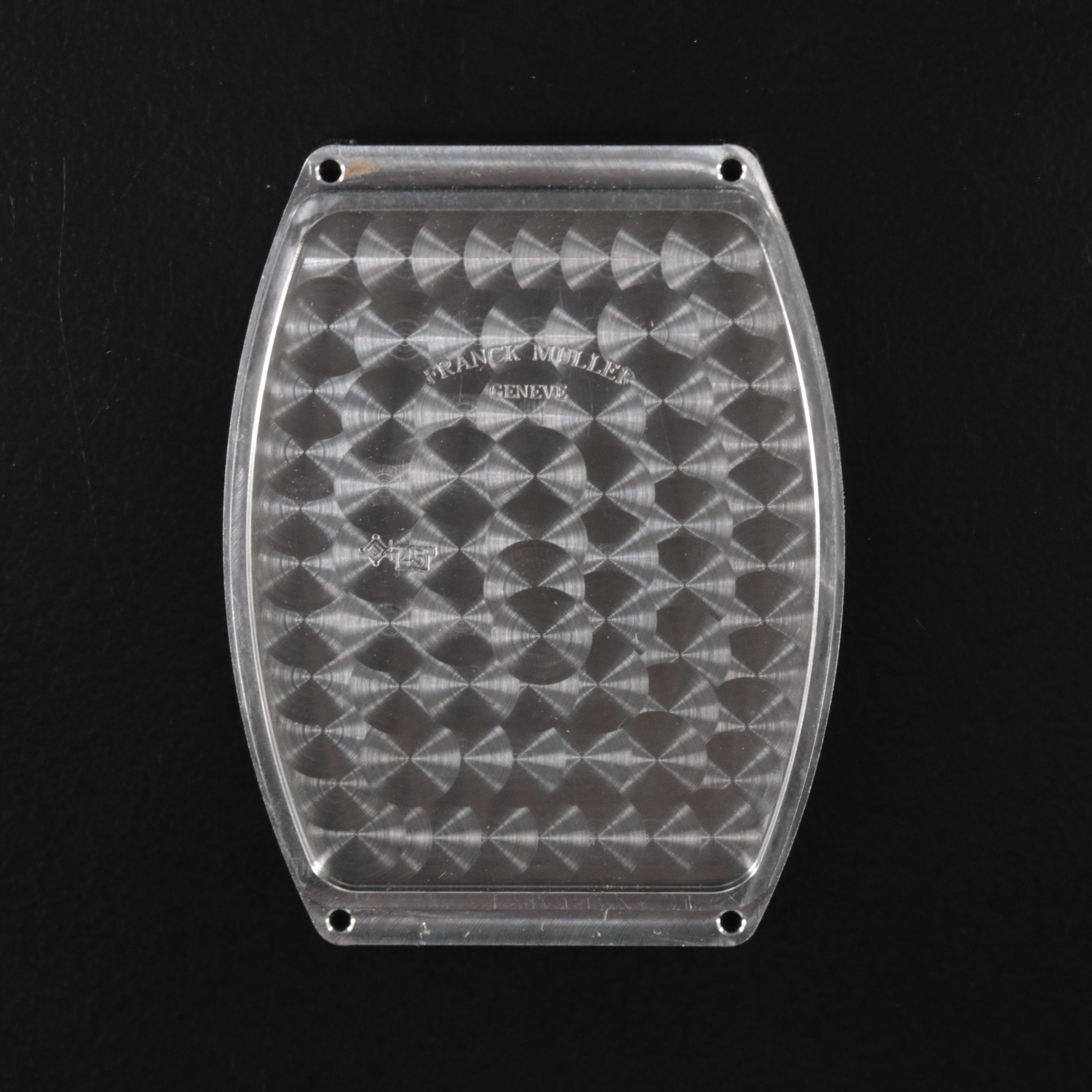 Franck Muller Casablanca Large Black Steel Automatic Watch