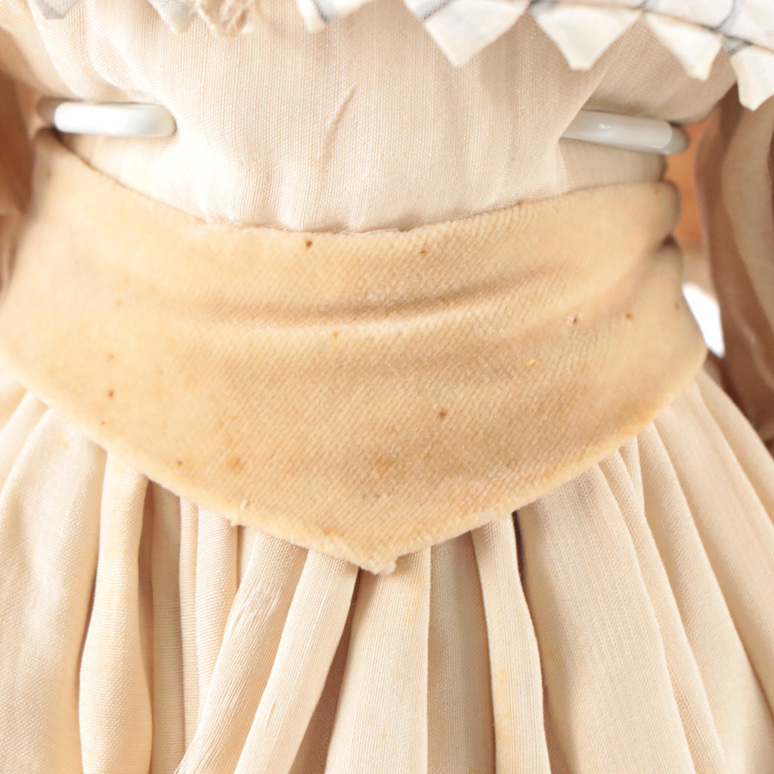 Conta & Boehme Grape Lady China Head Doll with Cloth Body and China Hands