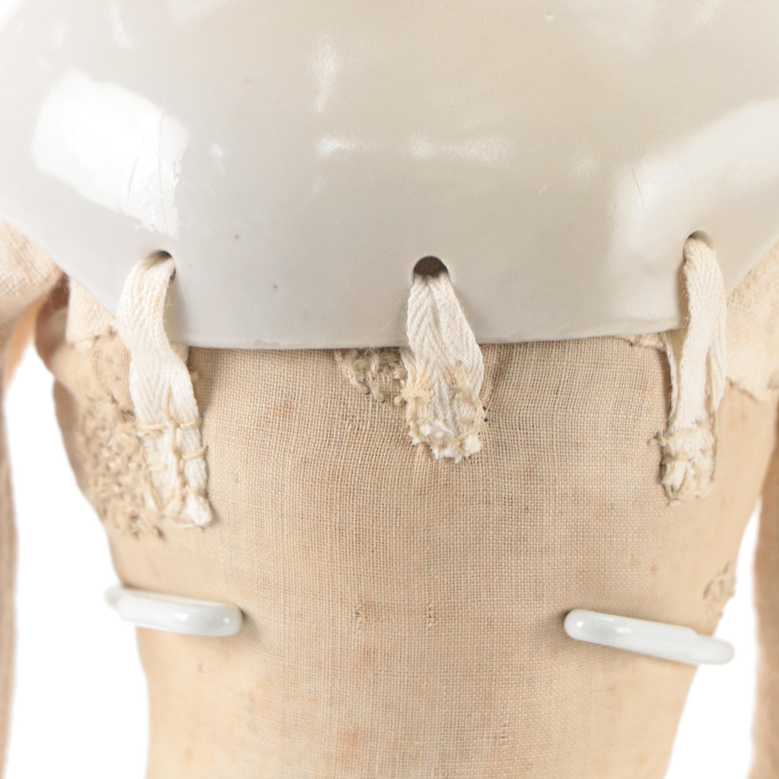 Conta & Boehme Grape Lady China Head Doll with Cloth Body and China Hands