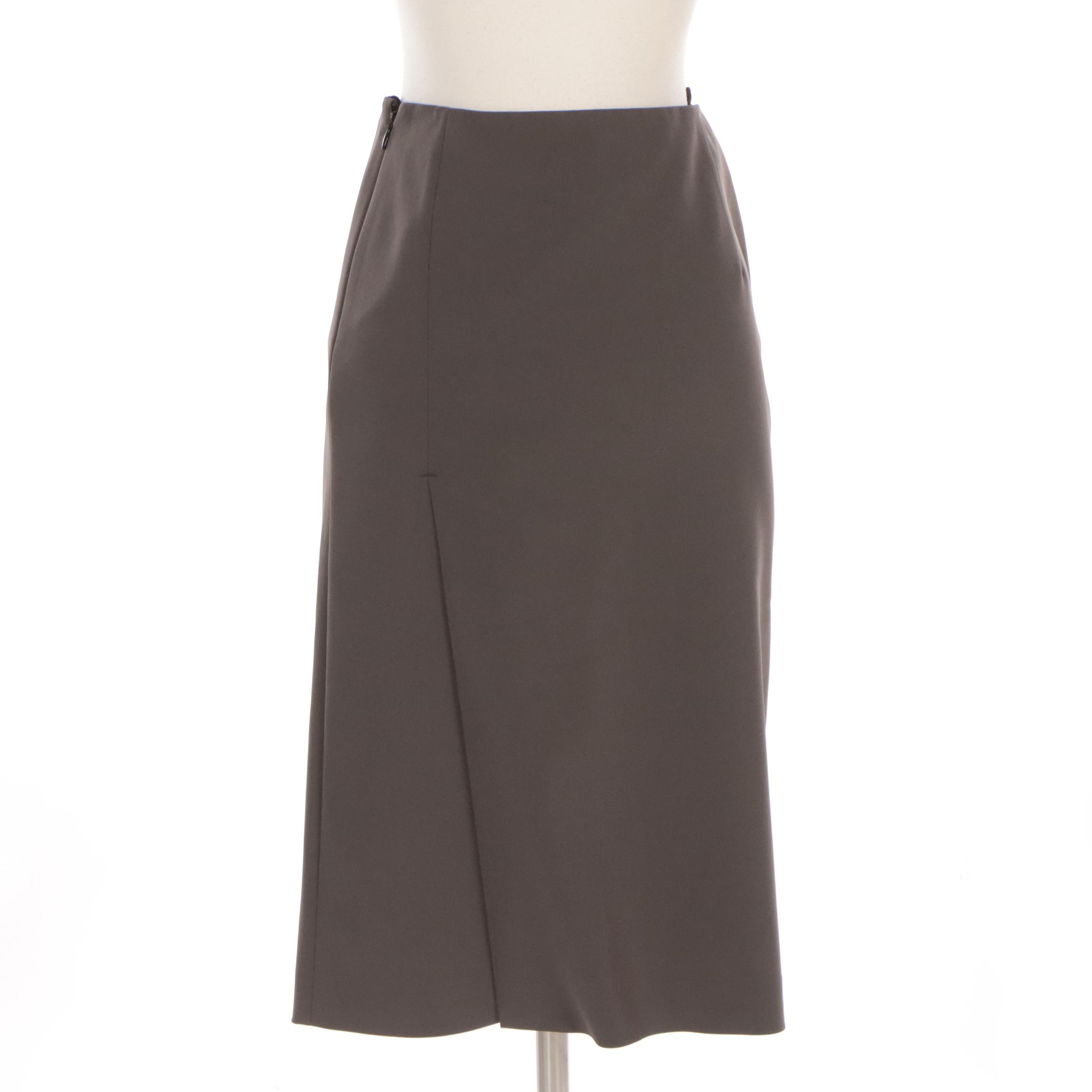Prada Pencil Skirt with Side Slit