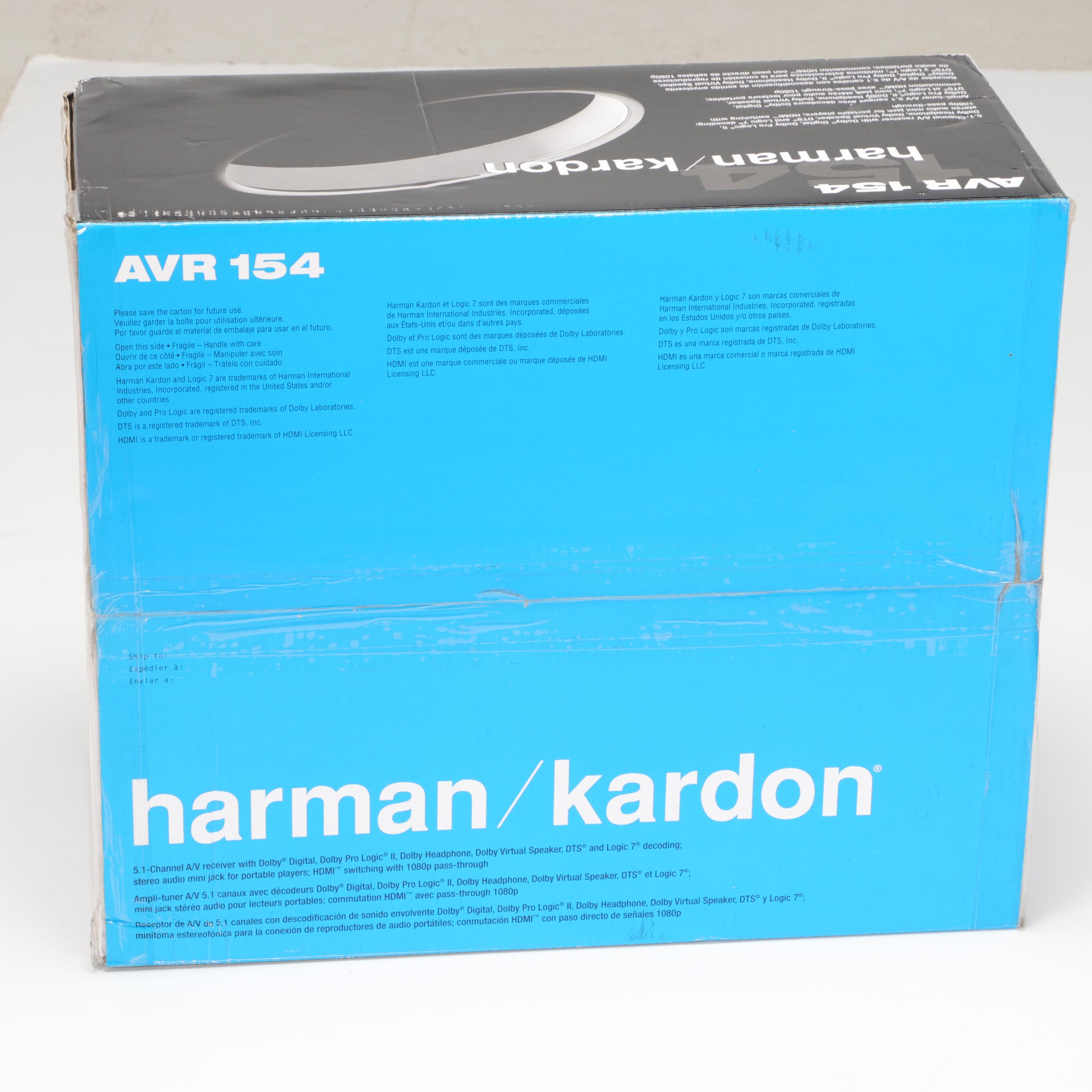 Harman Kardon AVR 154 Theater Receiver Everything But The House