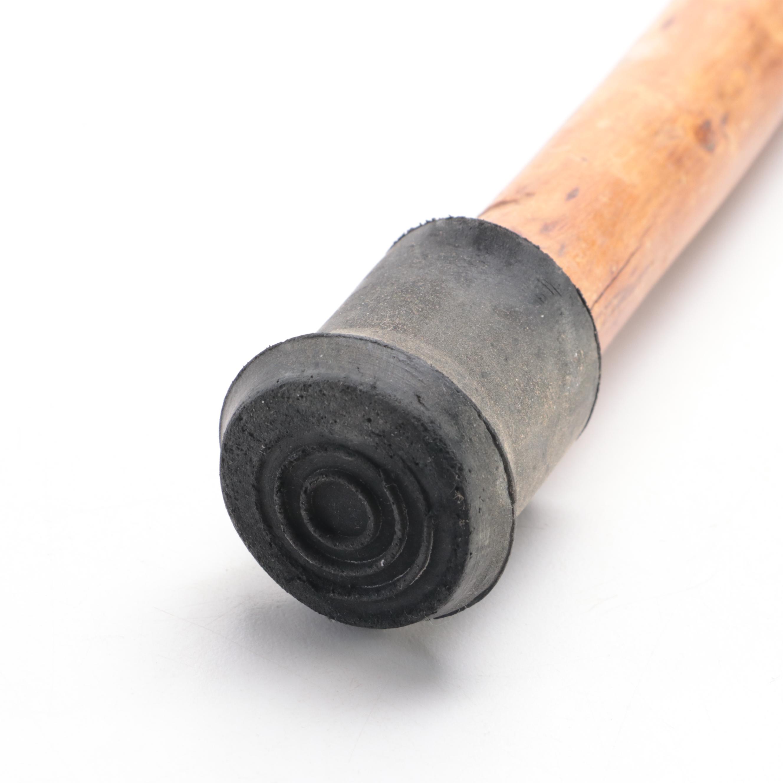 Twisted Vine Walking Stick With Brass Hames Knob