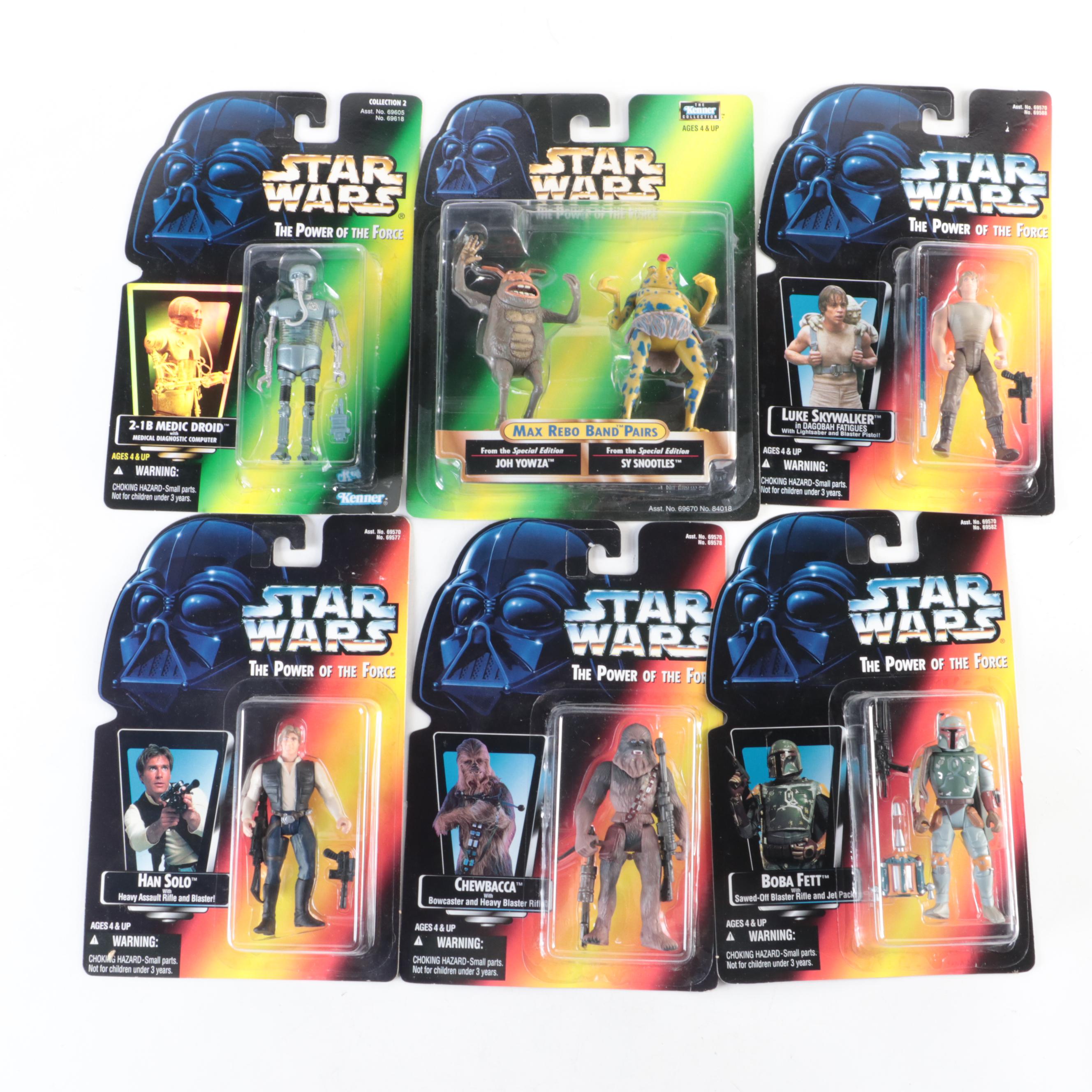 Star Wars " The Power Of The Force" Action Figures with Chewbacca and More