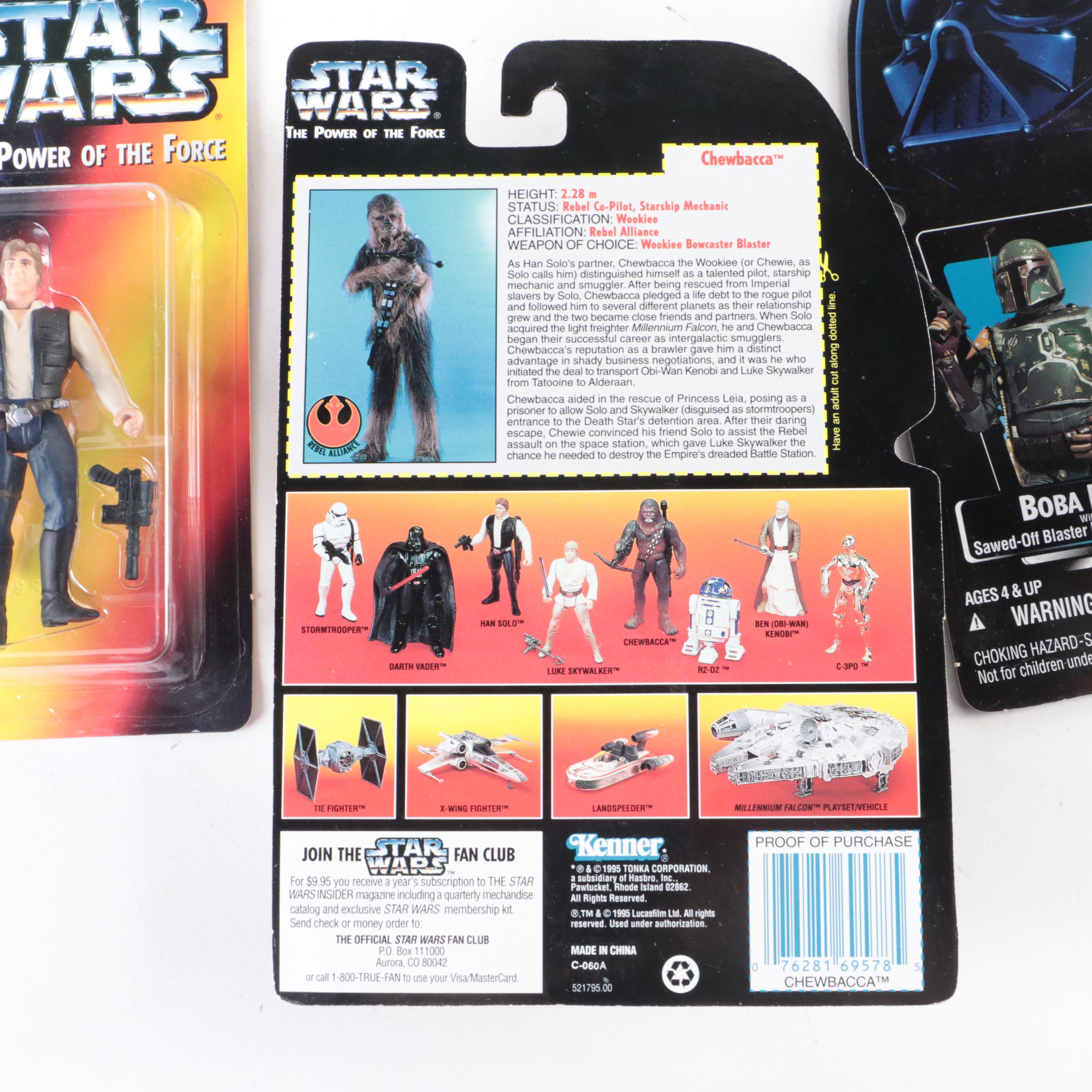 Star Wars " The Power Of The Force" Action Figures with Chewbacca and More