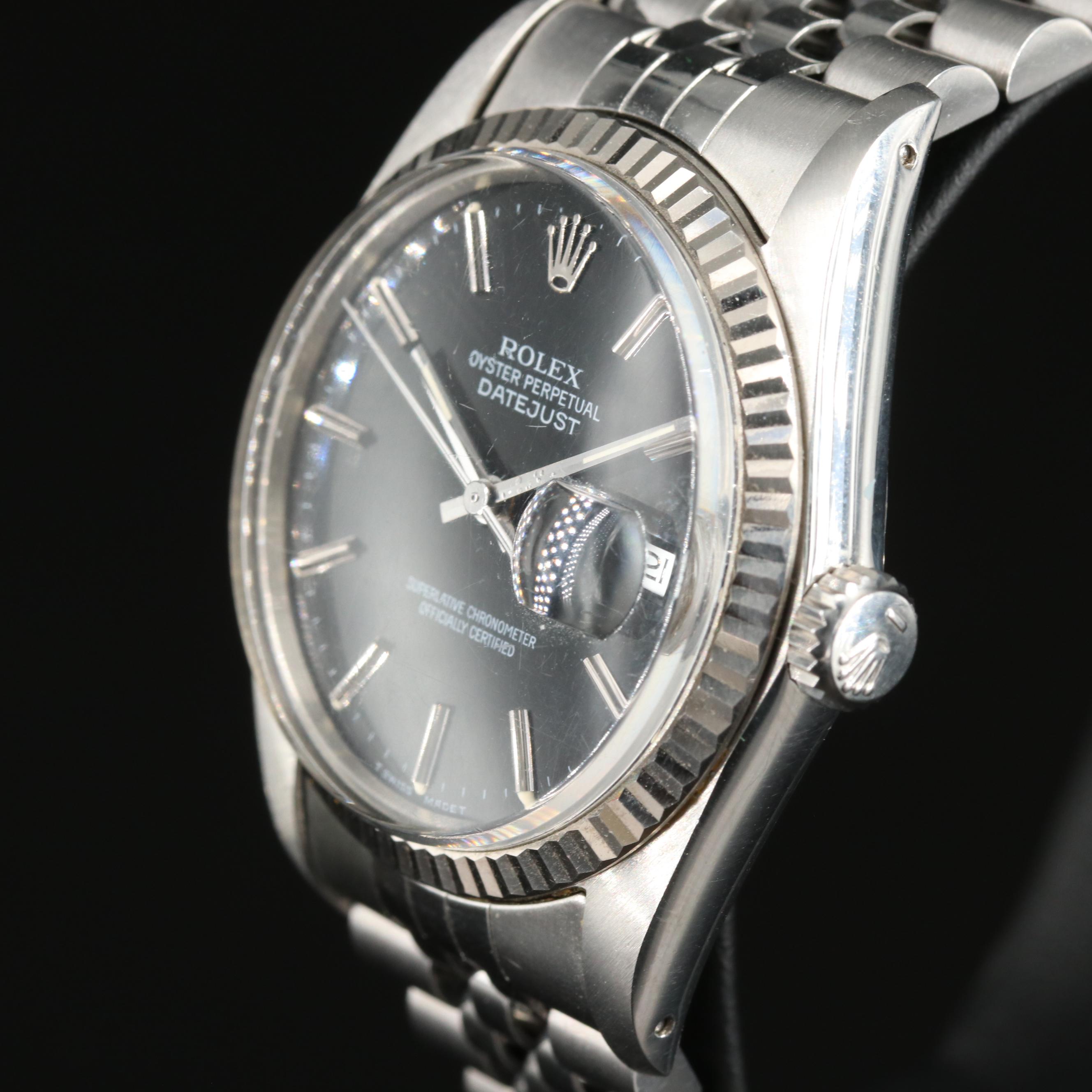 1987 Rolex Oyster Perpetual Stainless Steel and 18K Datejust Watch
