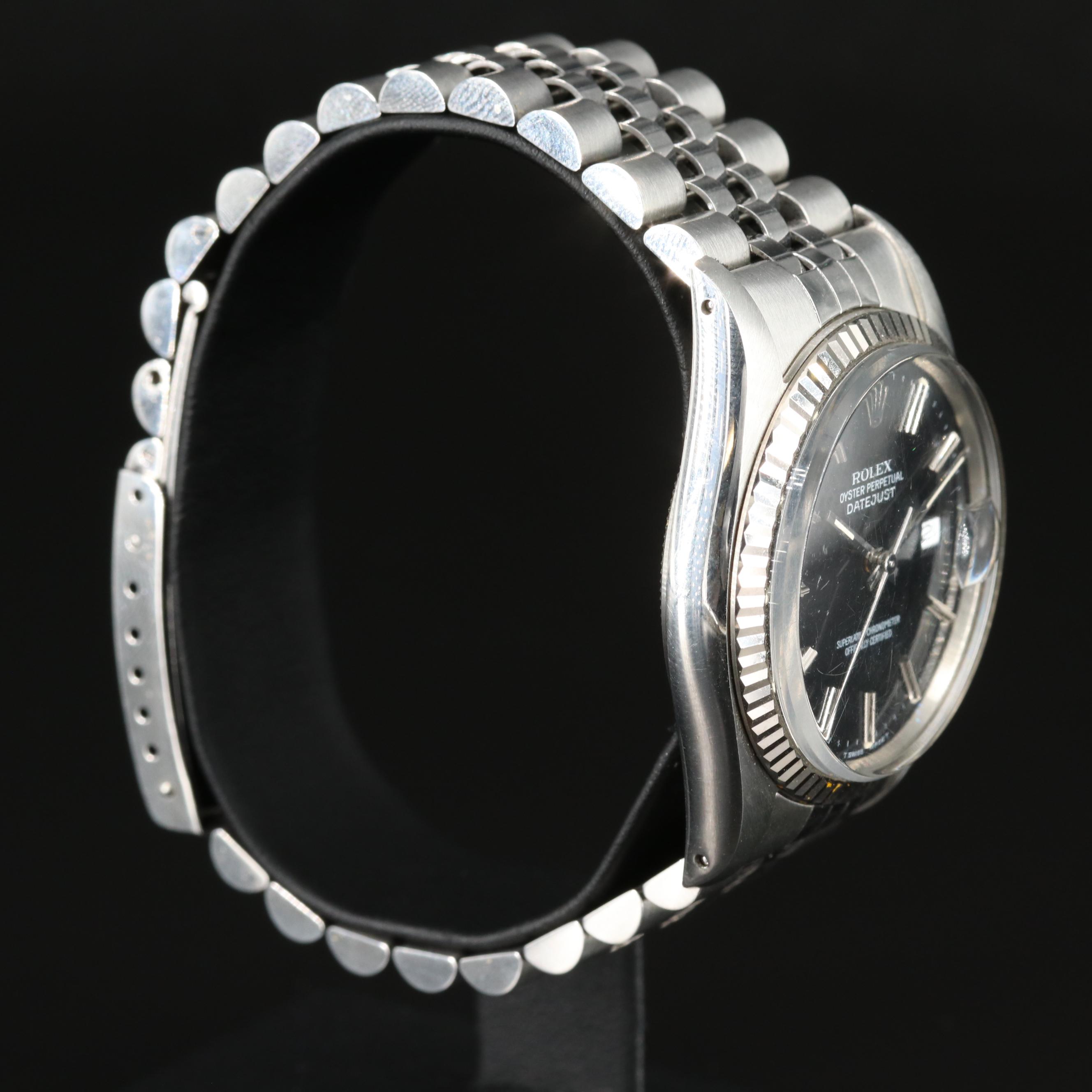 1987 Rolex Oyster Perpetual Stainless Steel and 18K Datejust Watch