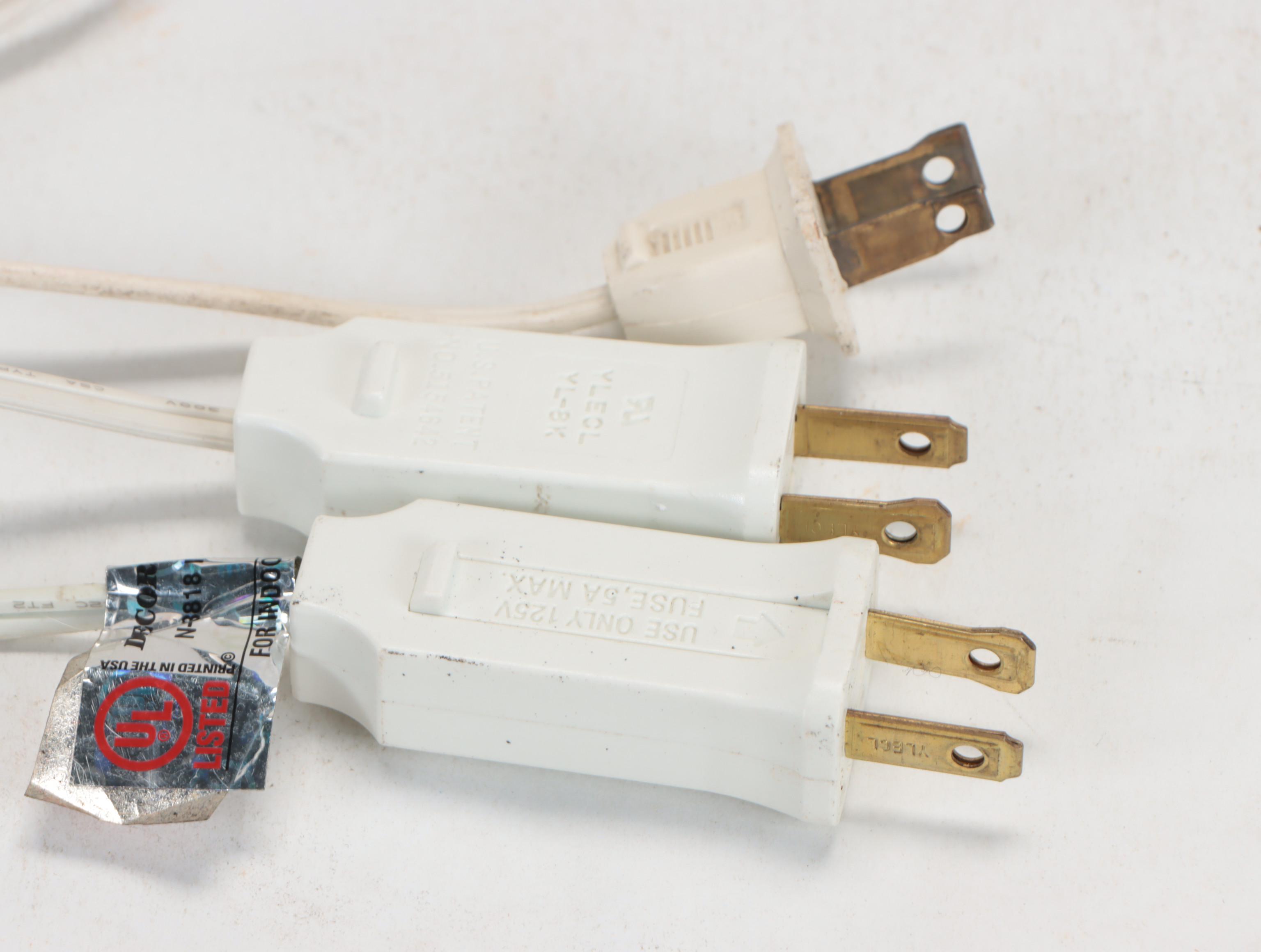 Halloween Illuminated Blow Mold Ghosts and Bela Lugosi's Dracula