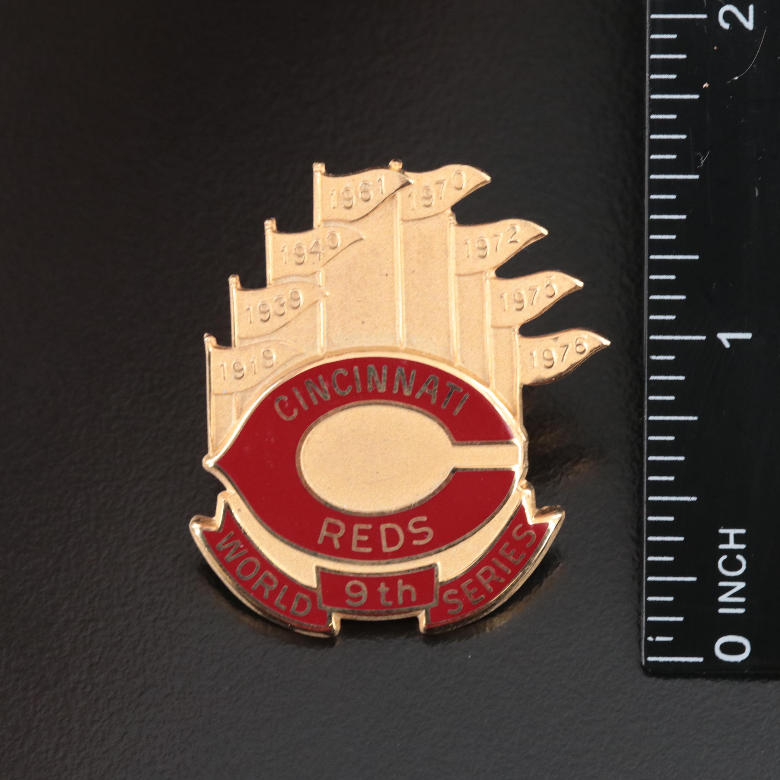 Cincinnati Reds and Other Baseball Memorabilia Jewelry Assortment