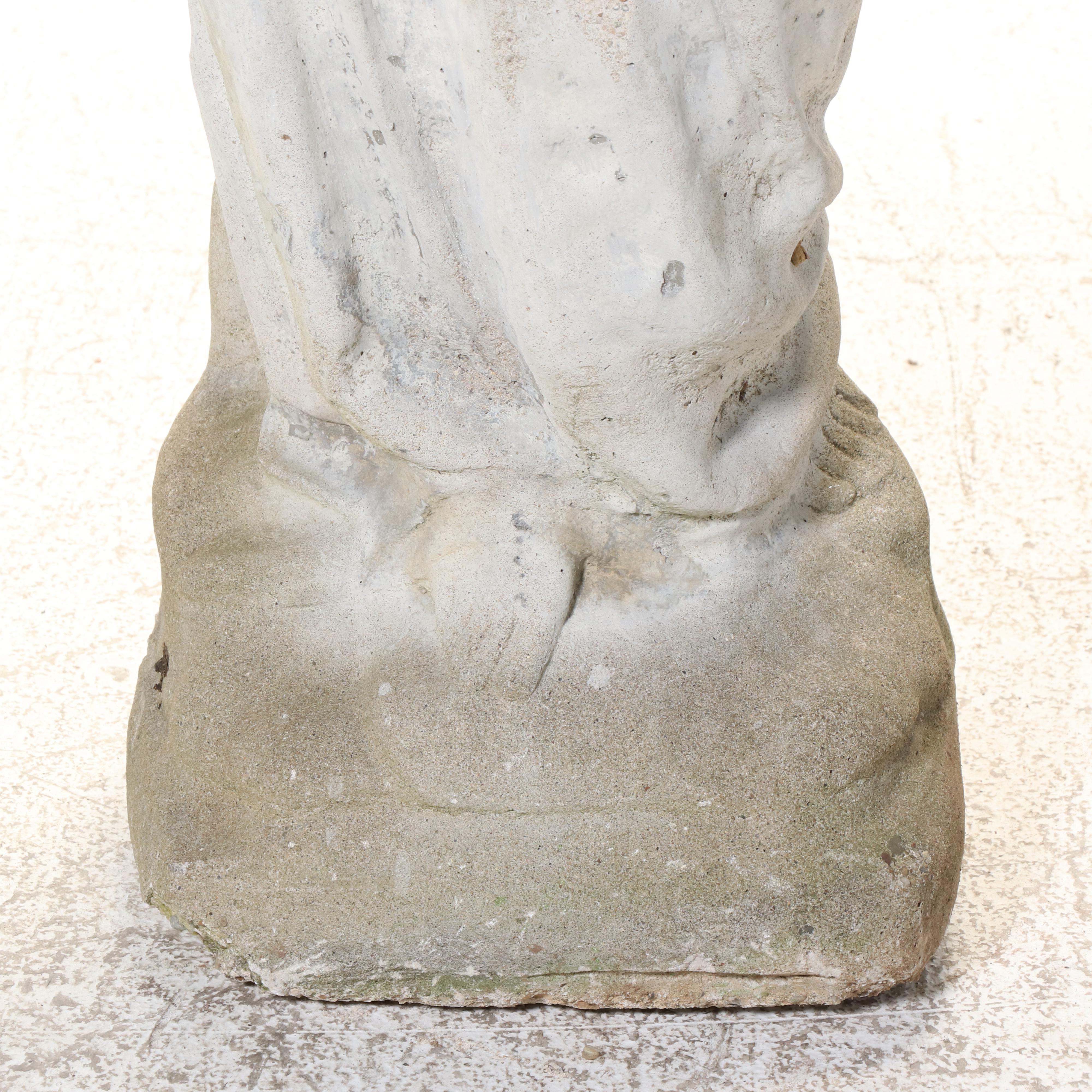 Concrete Angel Garden Statuary