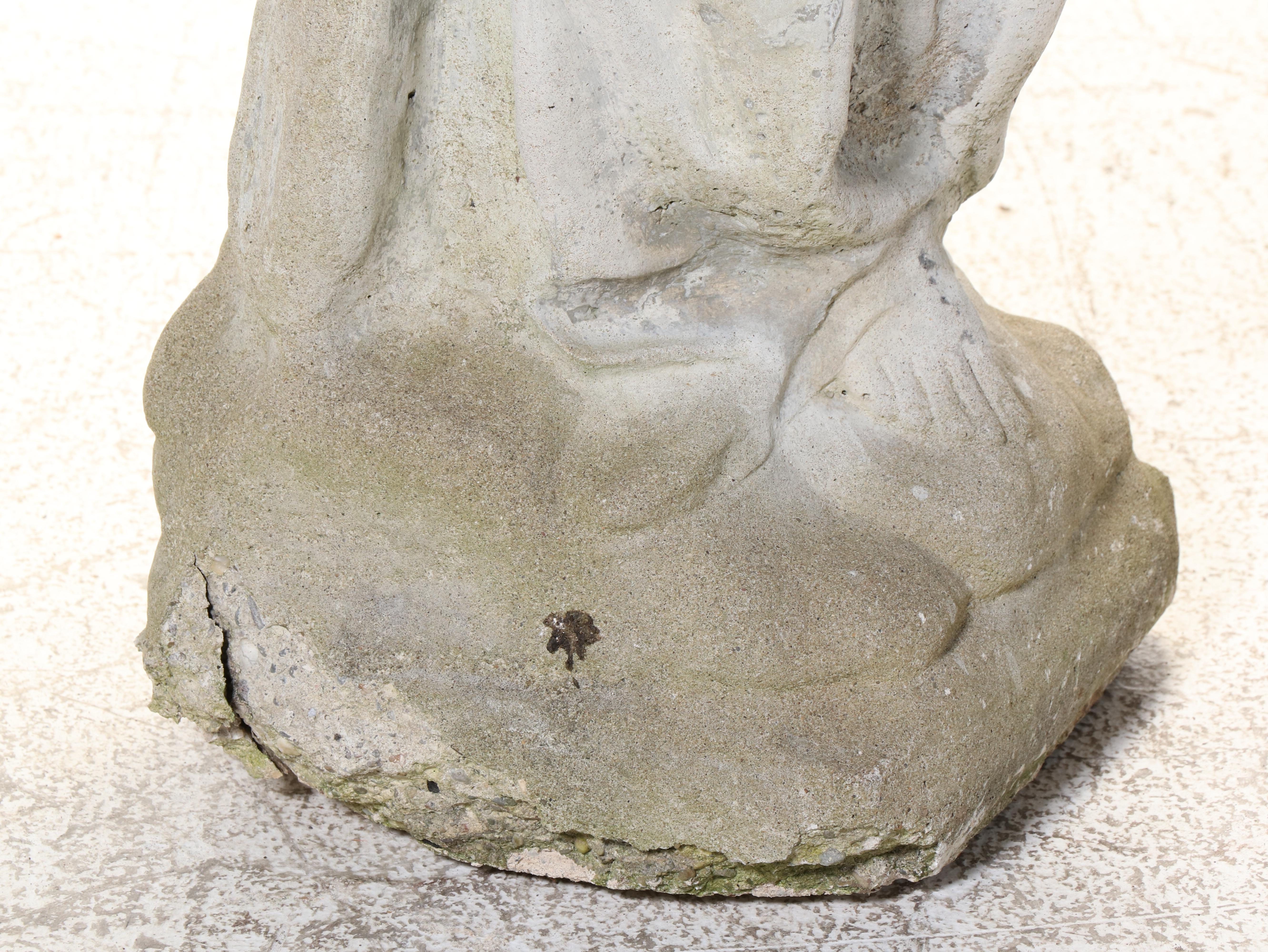 Concrete Angel Garden Statuary