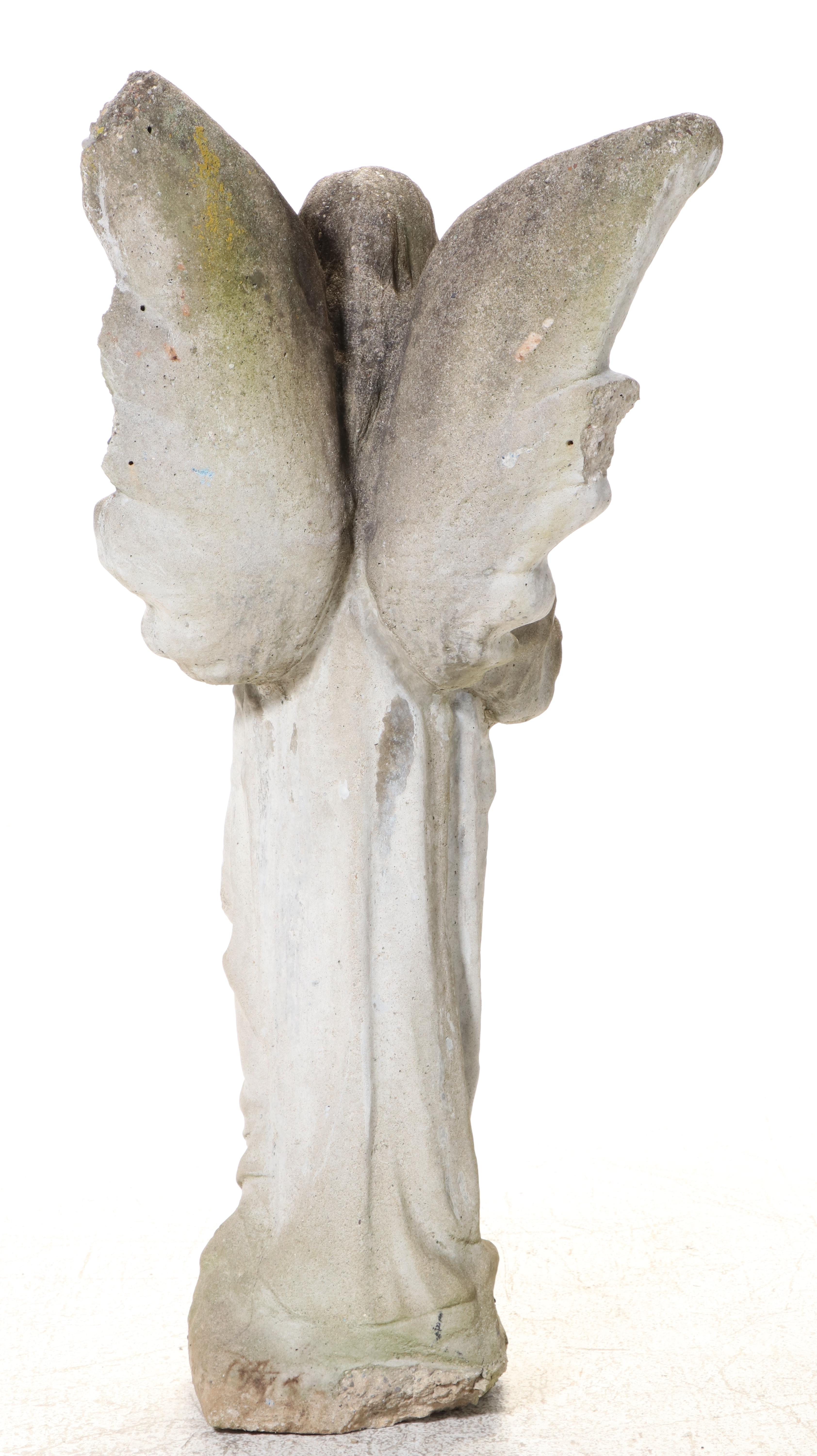 Concrete Angel Garden Statuary