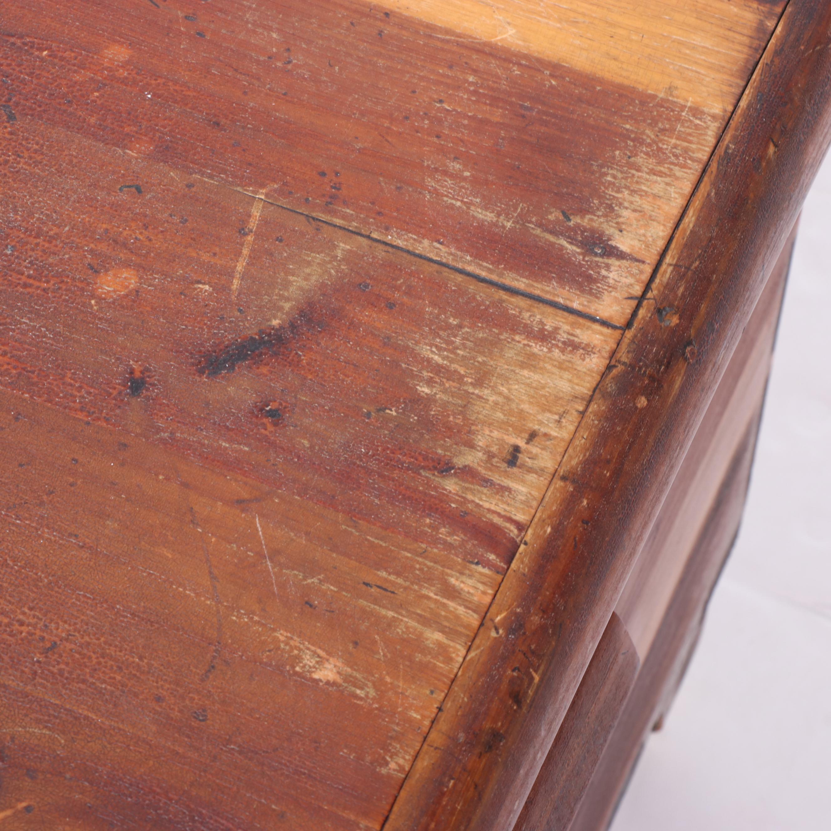 Caswell-Runyan Empire Revival Copper-Mounted Cedar Blanket Chest, Early 20th C.