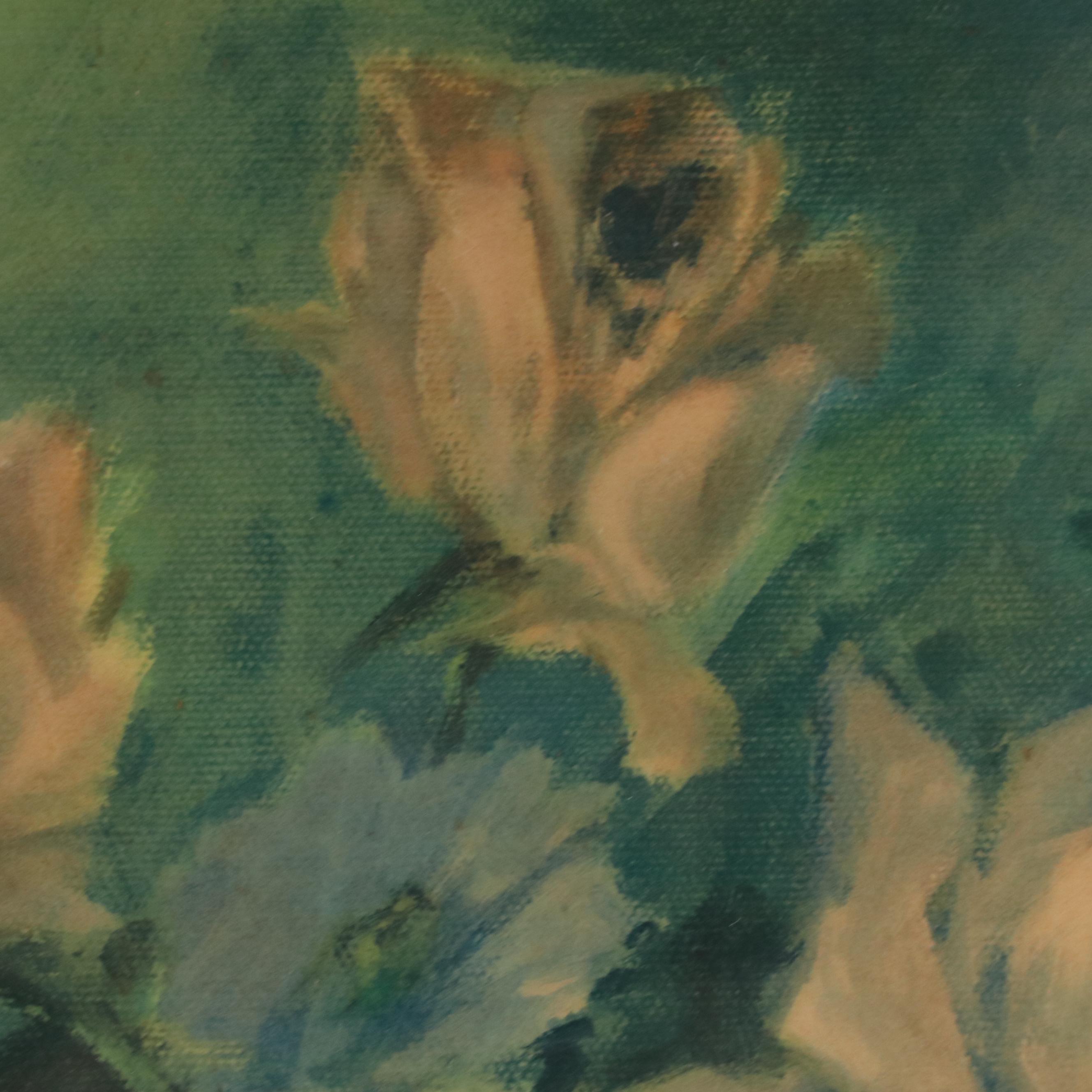 Halftone of Floral Still Life After Laura H. Jacobs